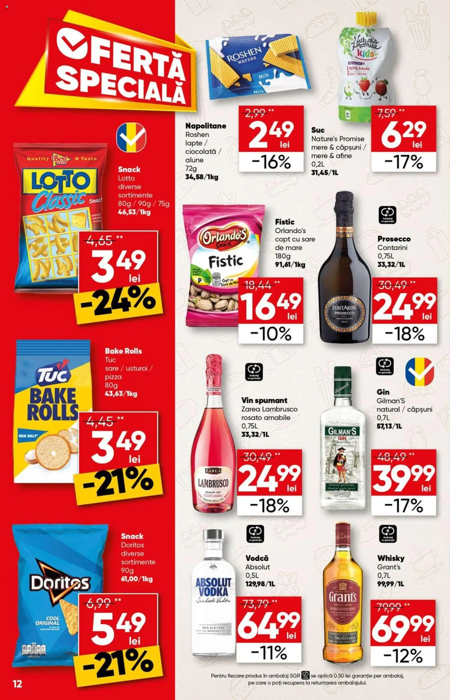 Catalog Profi 29 Aprilie - 11 Mai 2026 | Pagina 12 | Produse: Afine, Su ısıtıcı, Napolitane, Prosecco