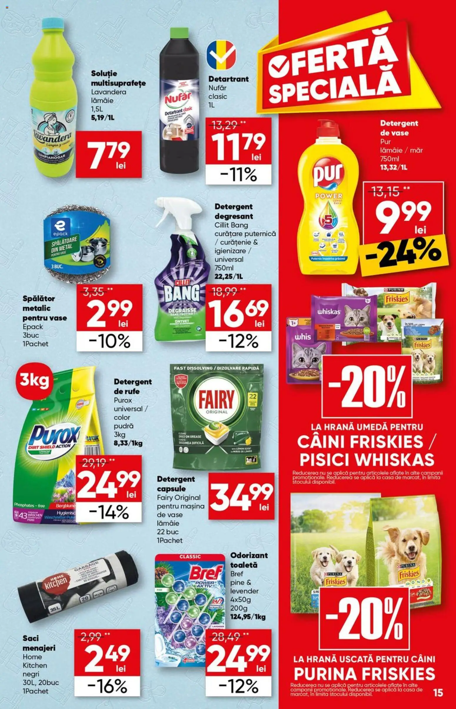 Catalog Profi 29 Aprilie - 11 Mai 2026 | Pagina 15 | Produse: Toaletă, Pudră, Detergent, Lămâie