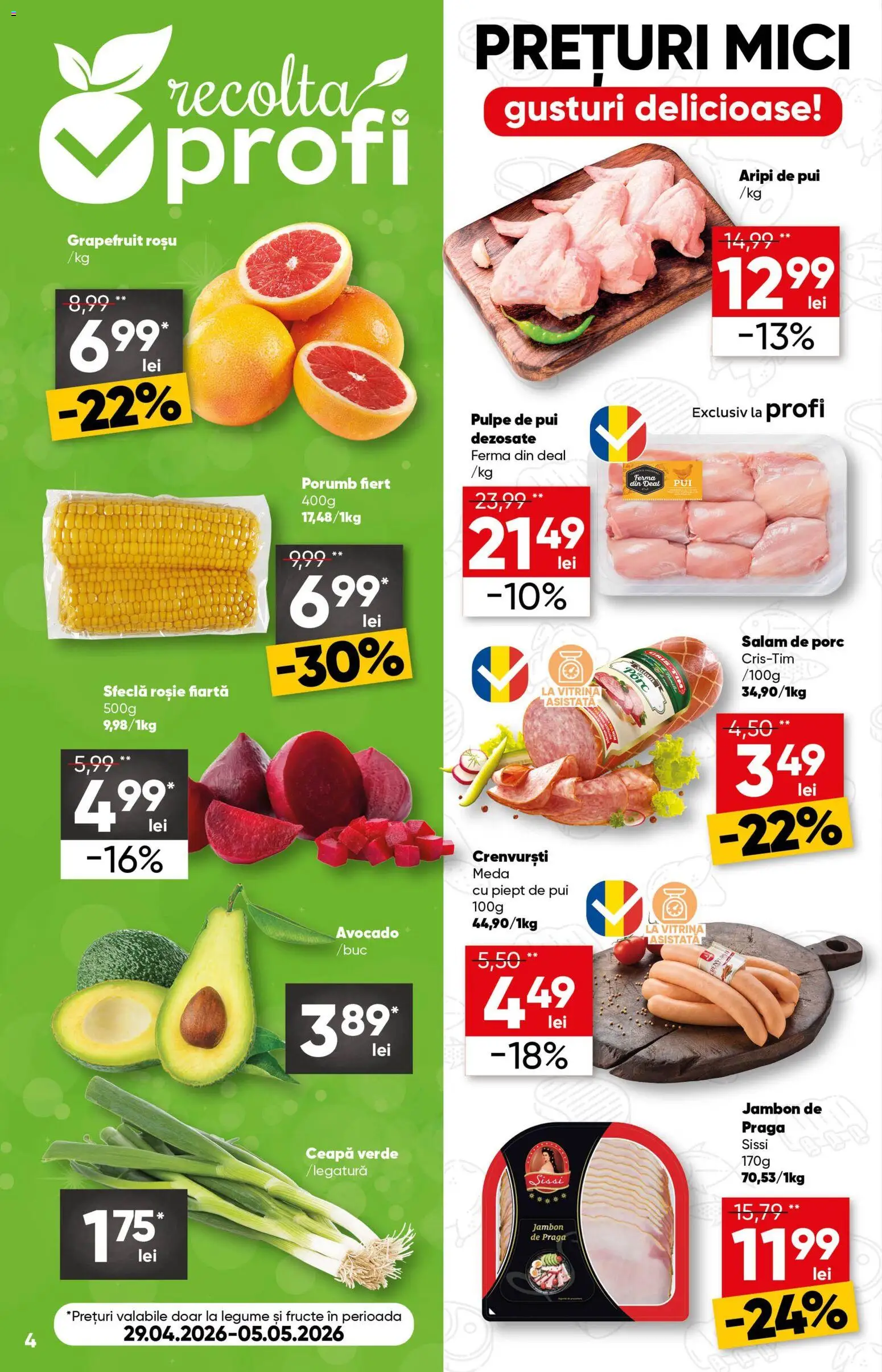 Catalog Profi 29 Aprilie - 11 Mai 2026 | Pagina 4 | Produse: Vitrină, Mici, Avocado, Fructe