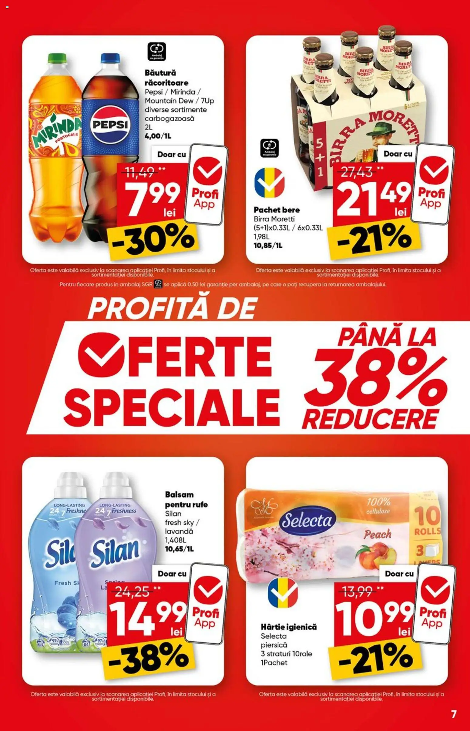 Catalog Profi 29 Aprilie - 11 Mai 2026 | Pagina 7 | Produse: Piersică, Balsam, Bere, Portocale