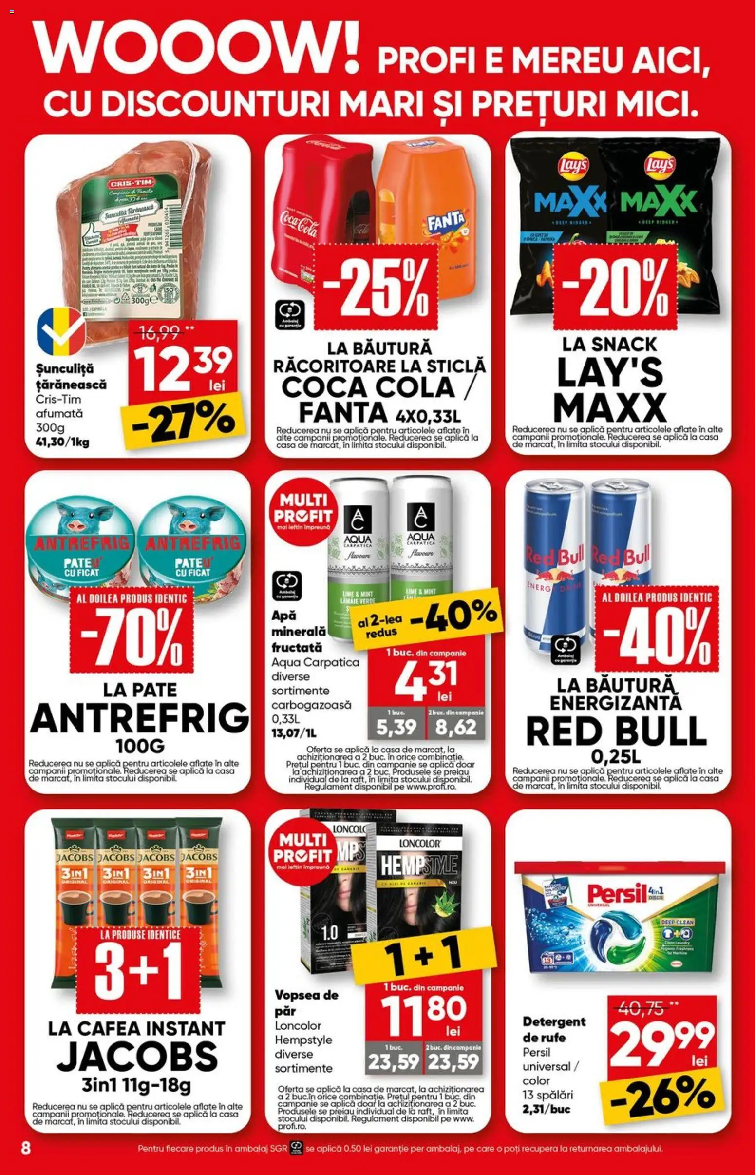 Catalog Profi 29 Aprilie - 11 Mai 2026 | Pagina 8 | Produse: Amerikan servis, Köpek çiti, Cafea, Lămâie