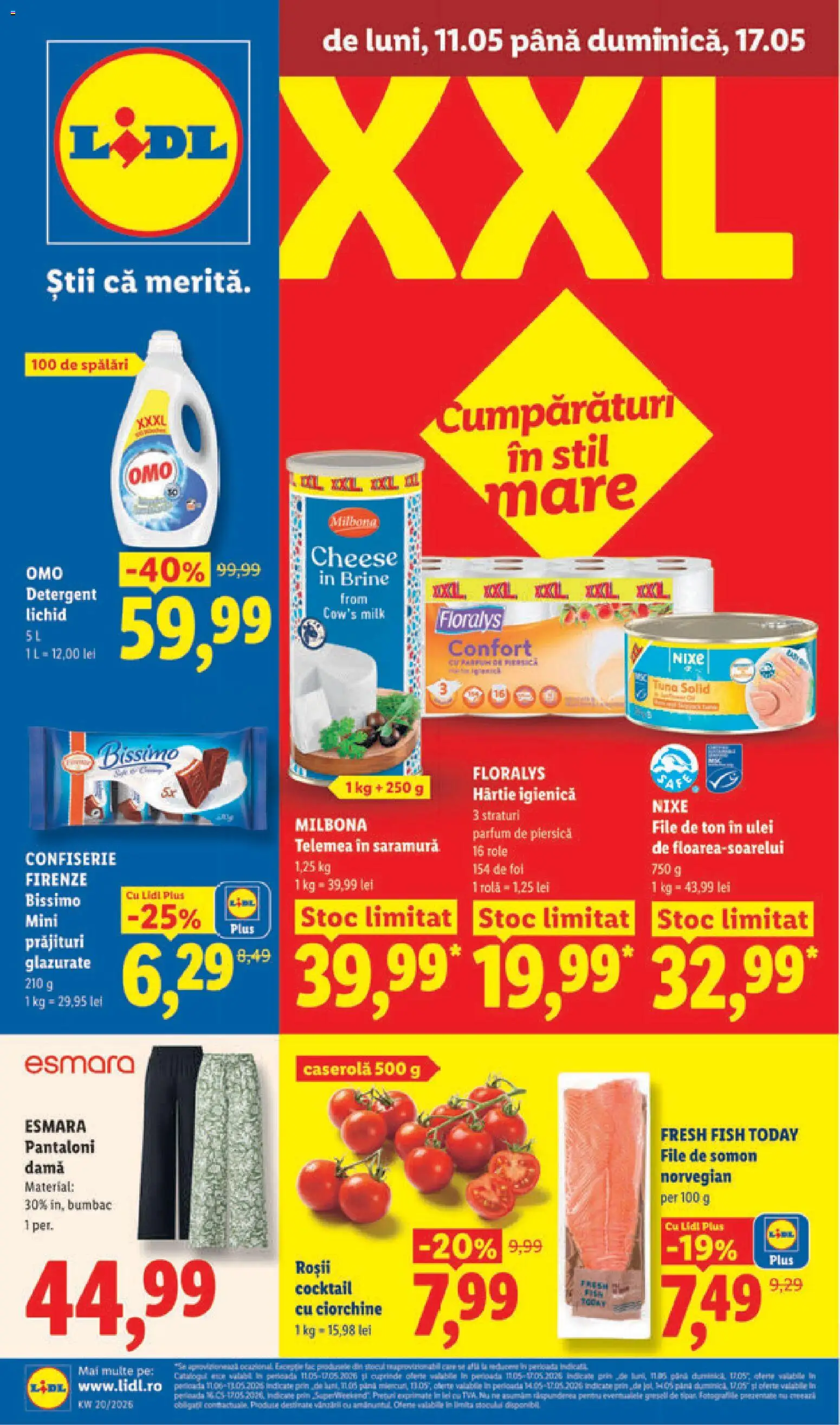 Catalog LIDL 11 - 16 Mai 2026 | Pagina 1 | Produse: Piersică, Parfum, Cocktail, Pantaloni