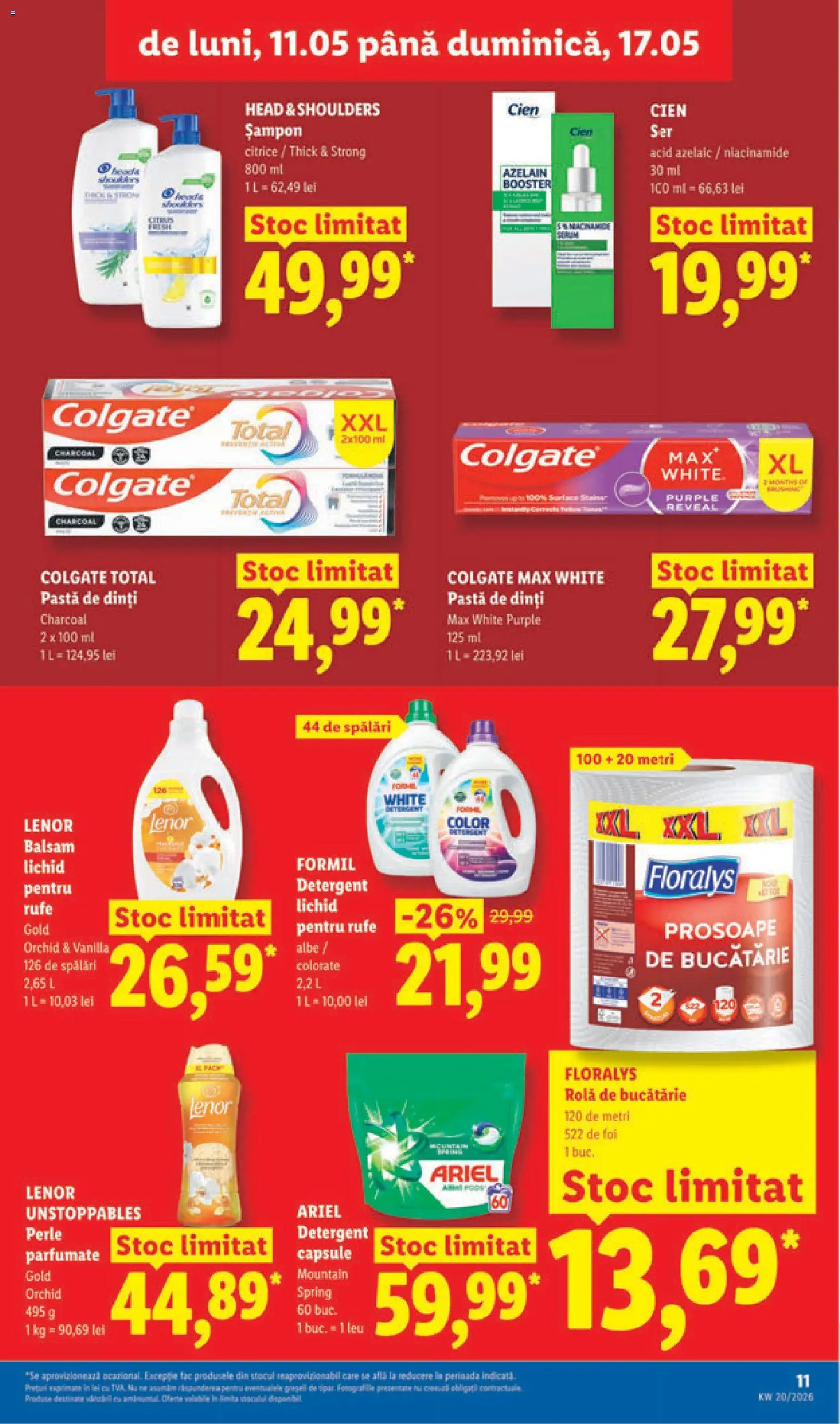 Catalog LIDL 11 - 16 Mai 2026 | Pagina 11 | Produse: Serum, Akrilik boya, Șampon, Pastă de dinți