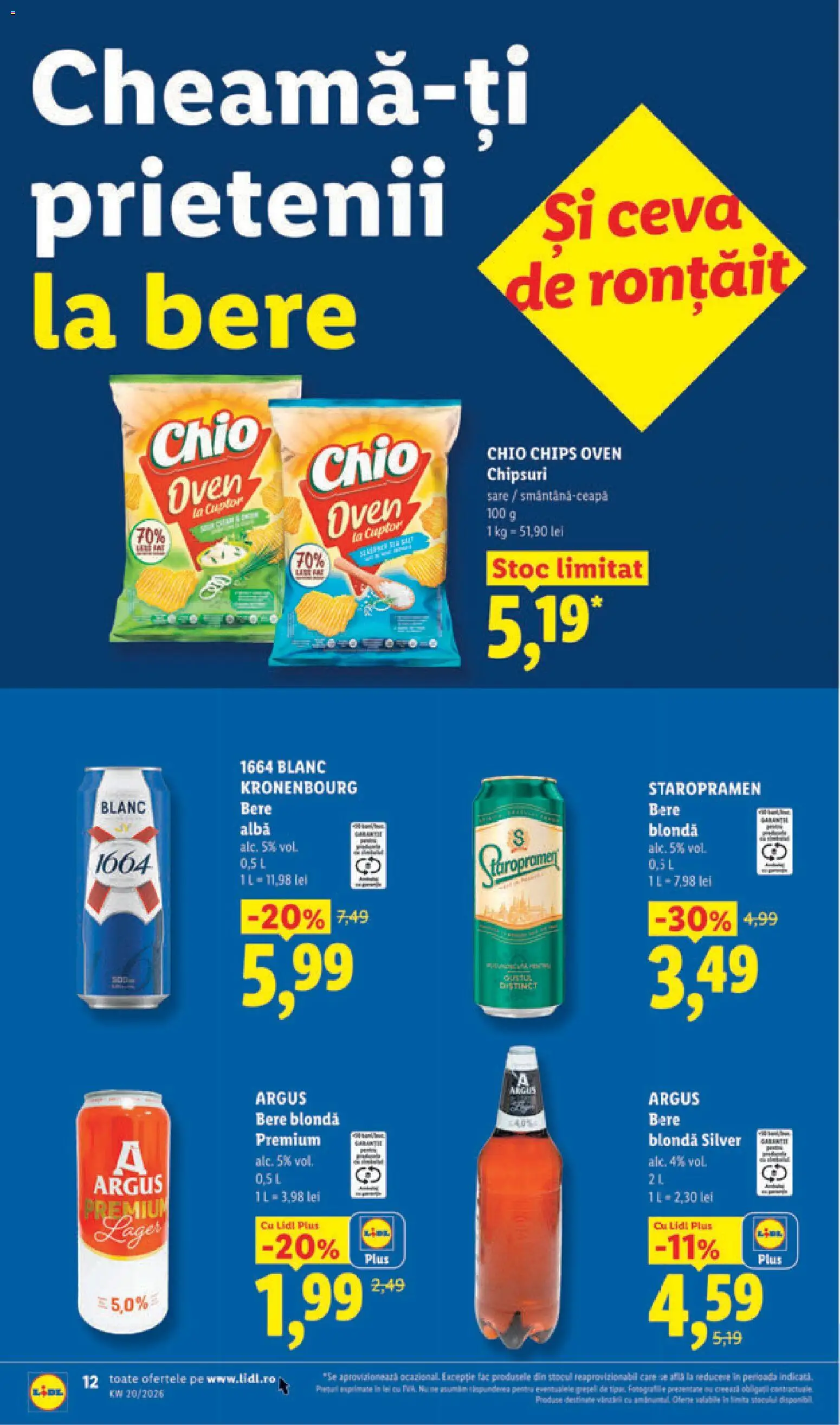 Catalog LIDL 11 - 16 Mai 2026 | Pagina 12 | Produse: Cuptor, Bere, Chipsuri, Sare
