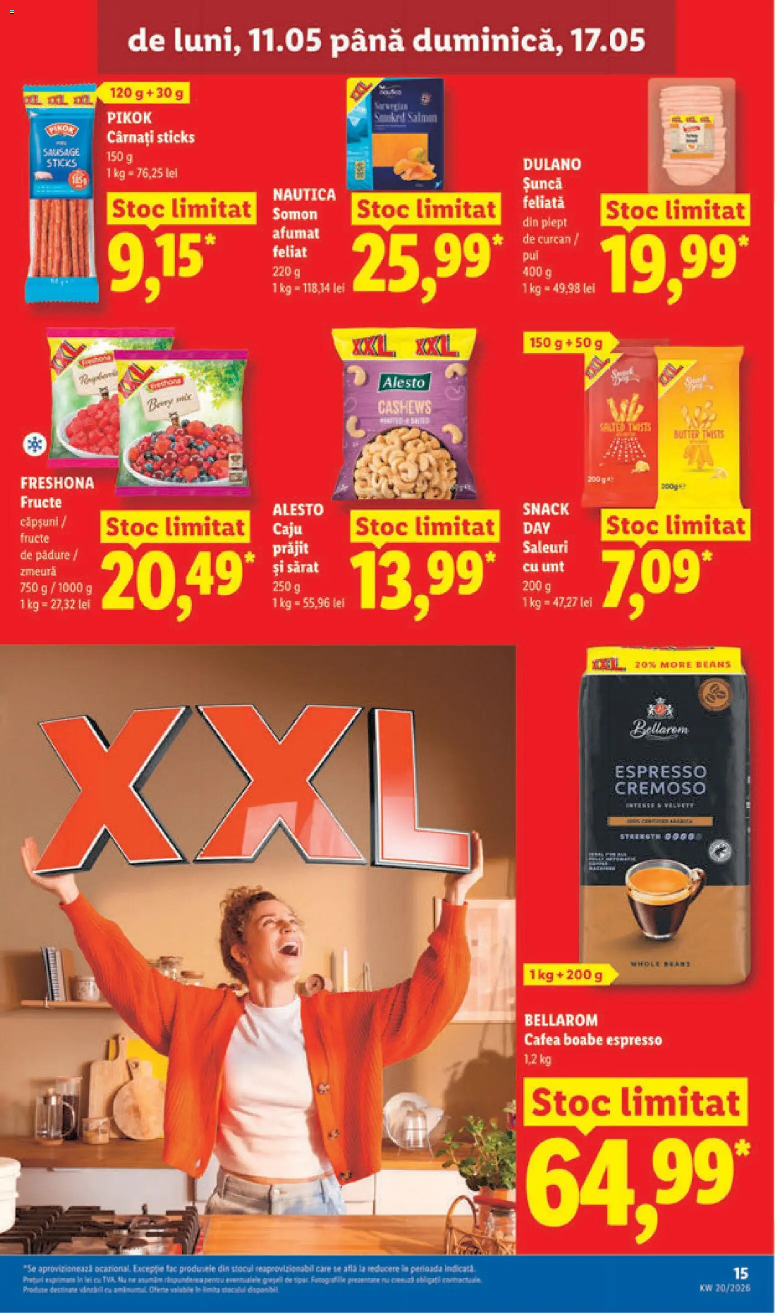 Catalog LIDL 11 - 16 Mai 2026 | Pagina 15 | Produse: Cafea, Caju, Fructe, Cârnați