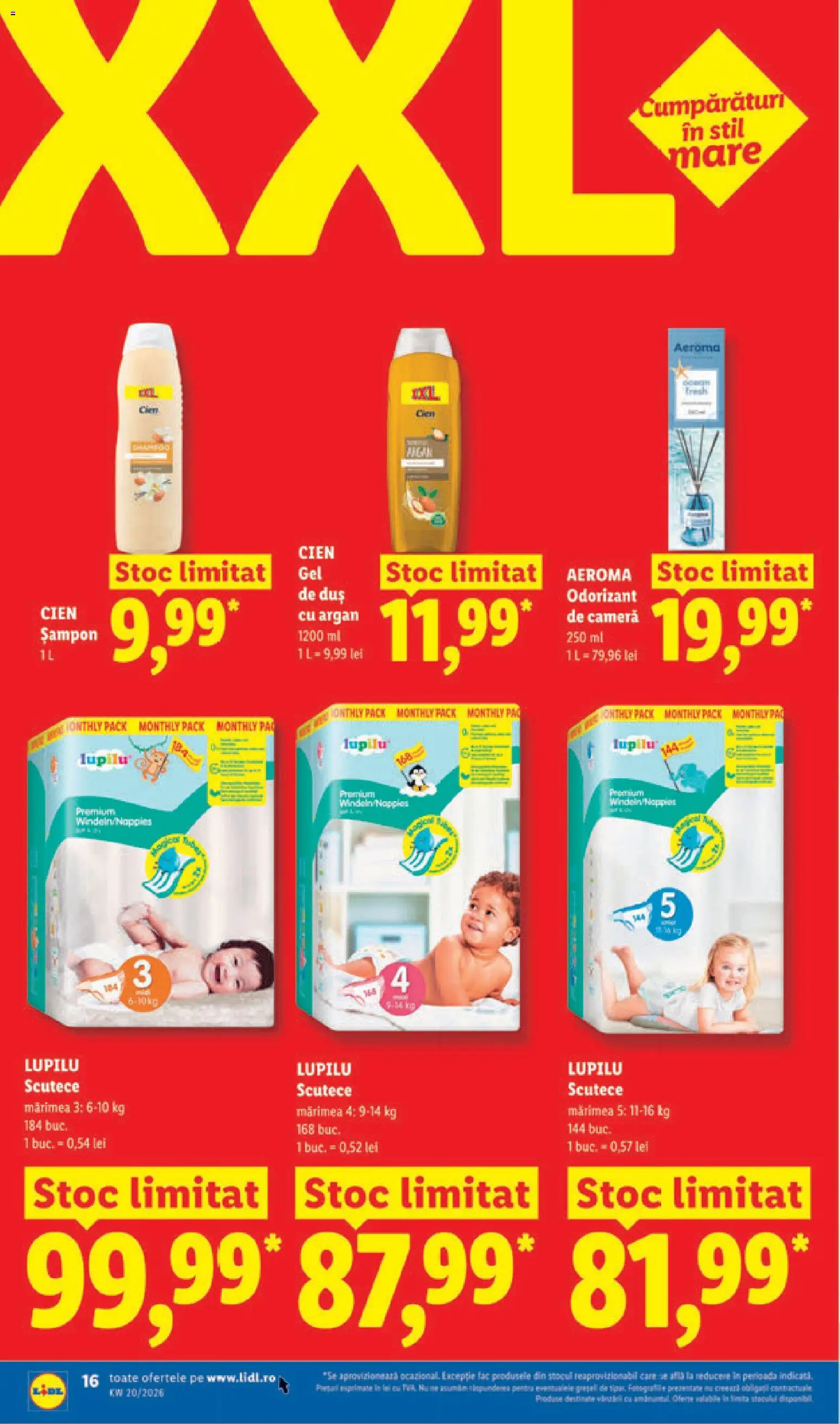 Catalog LIDL 11 - 16 Mai 2026 | Pagina 16 | Produse: Cameră, Duș, Gel de duș, Scutece