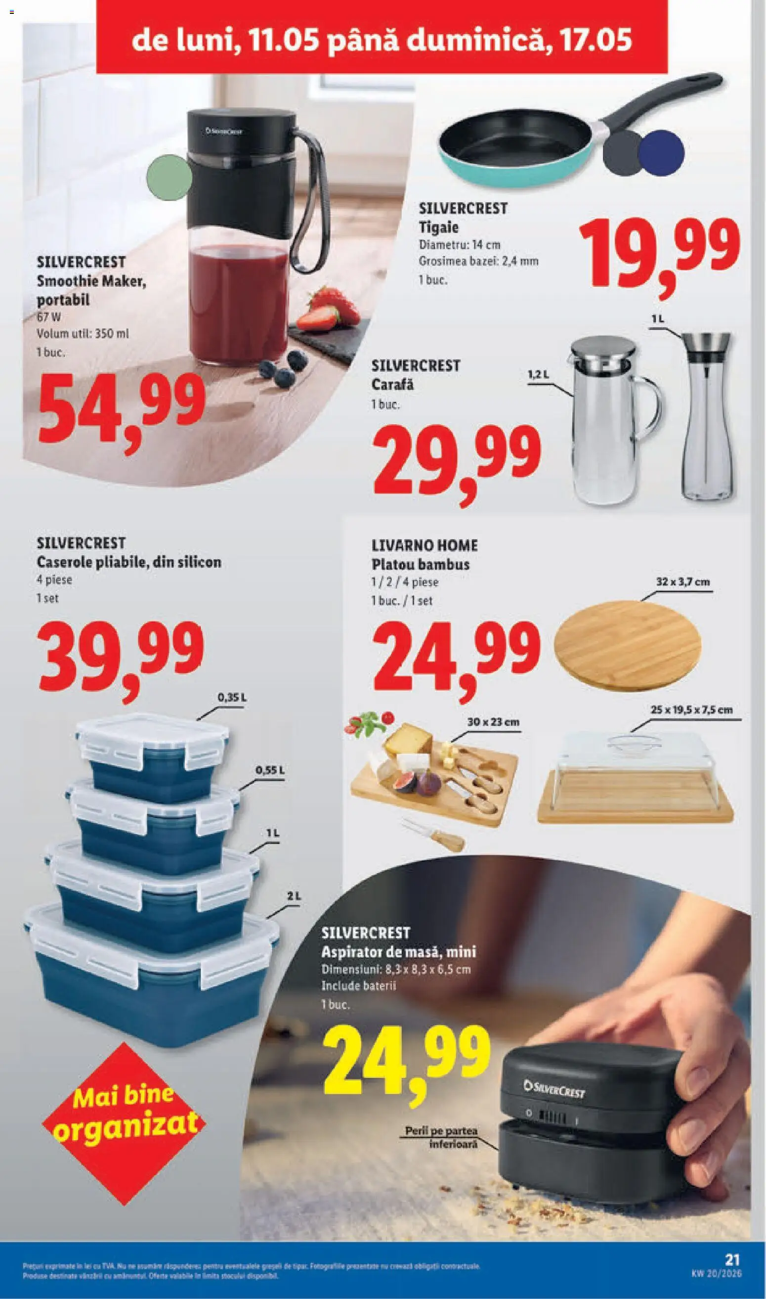 Catalog LIDL 11 - 16 Mai 2026 | Pagina 21 | Produse: Caserole, Aspirator, Smoothie, Yaşlı Köpek Konservesi