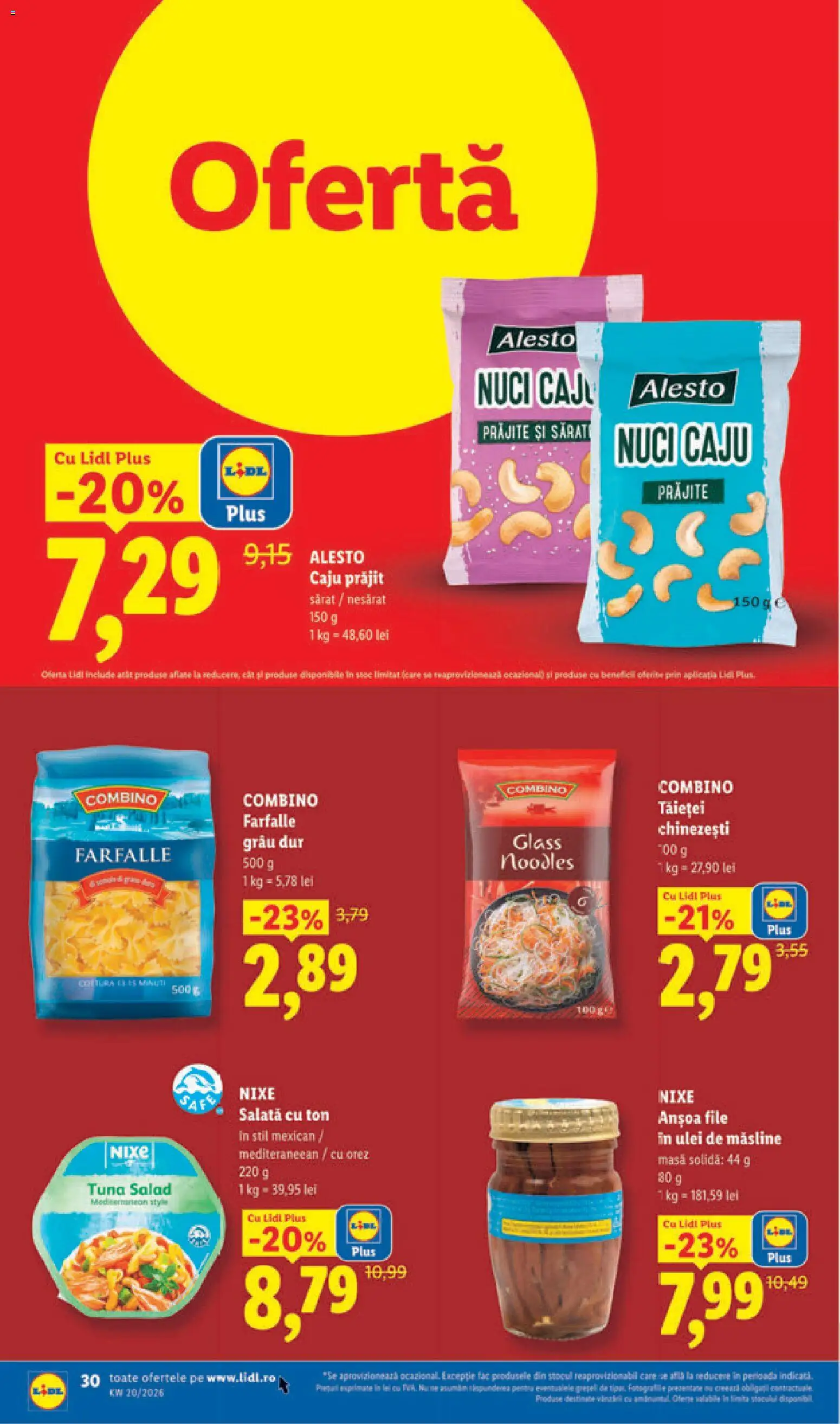Catalog LIDL 11 - 16 Mai 2026 | Pagina 30 | Produse: Masă, Măsline, Orez, Caju