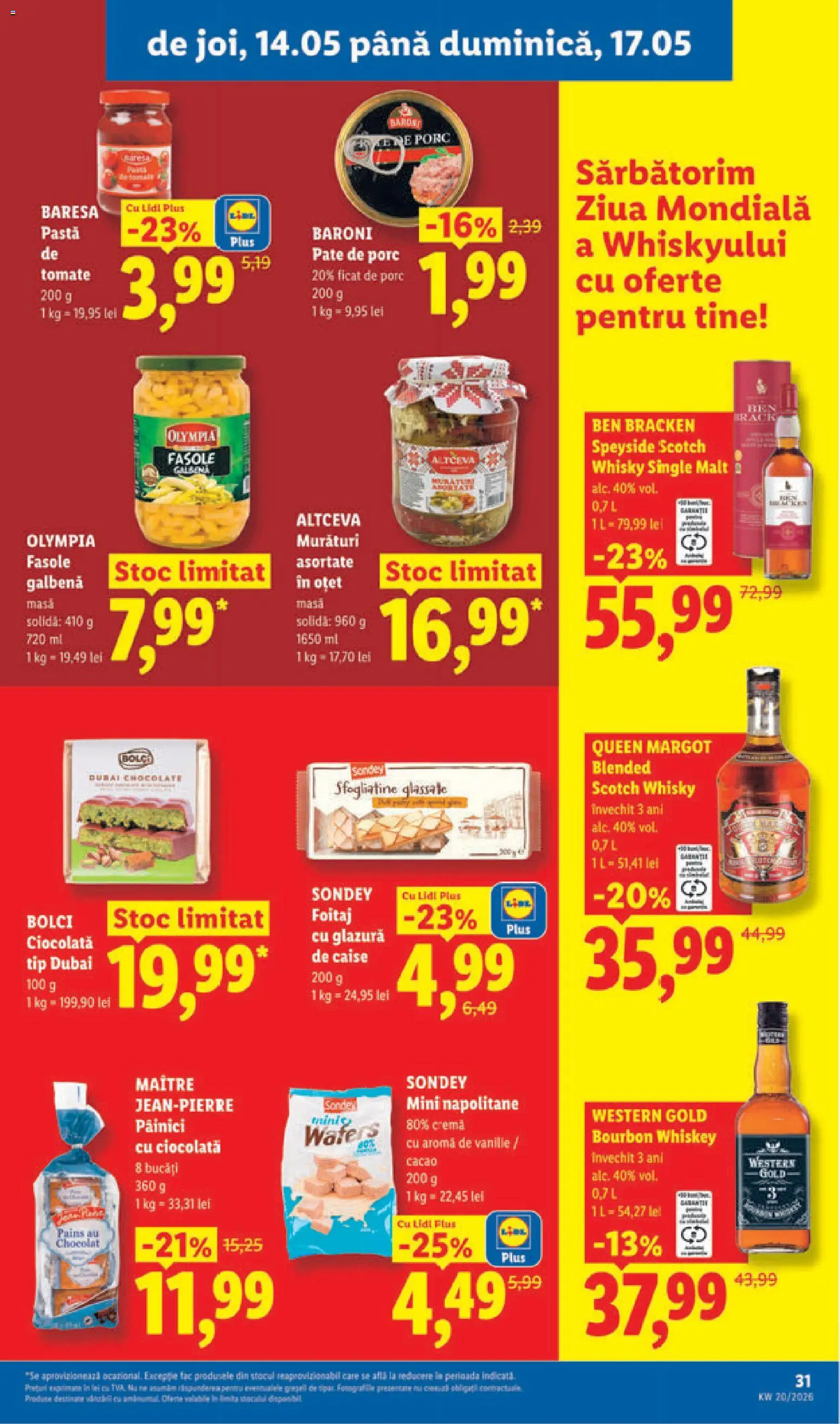 Catalog LIDL 11 - 16 Mai 2026 | Pagina 31 | Produse: Ciocolată, Bourbon, Whiskey, Ahtapot