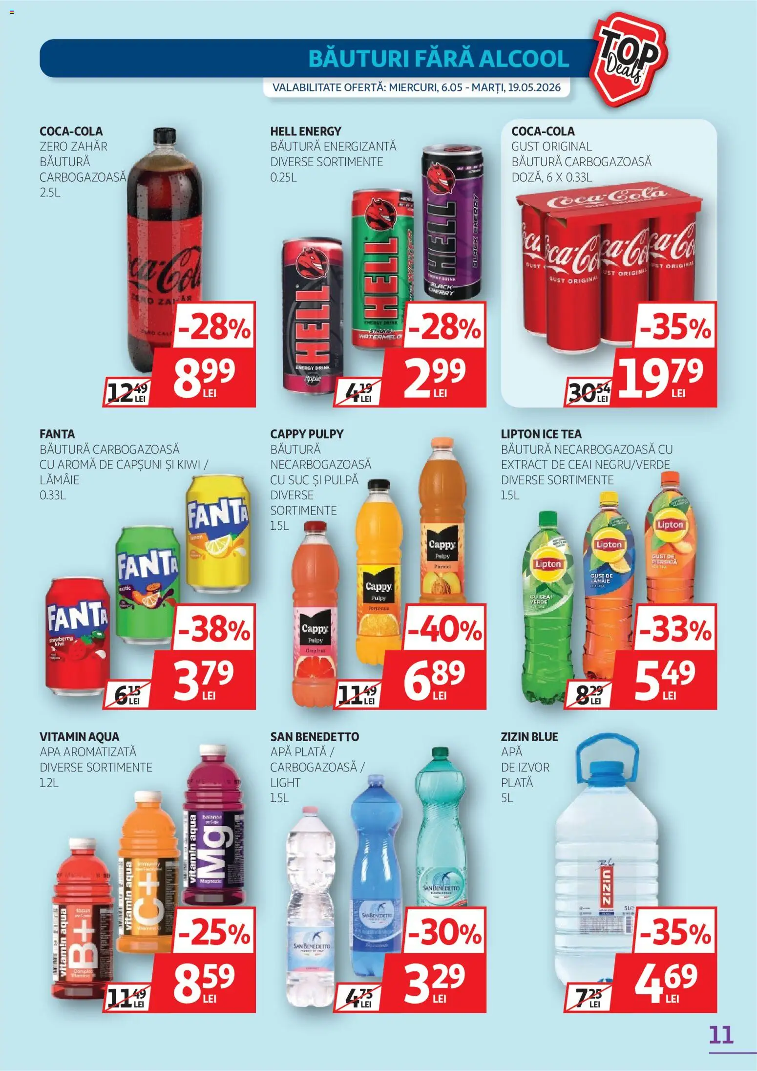 Catalog Auchan 6 - 18 Mai 2026 | Pagina 11 | Produse: Ceai, Ice tea, Zahăr, Lămâie
