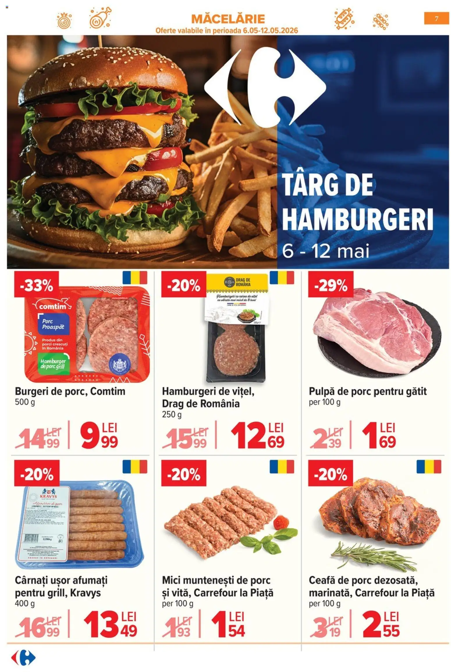 Catalog Carrefour 6 - 18 Mai 2026 | Pagina 10 | Produse: Grill, Keçeli kalem, Mici, Cârnați