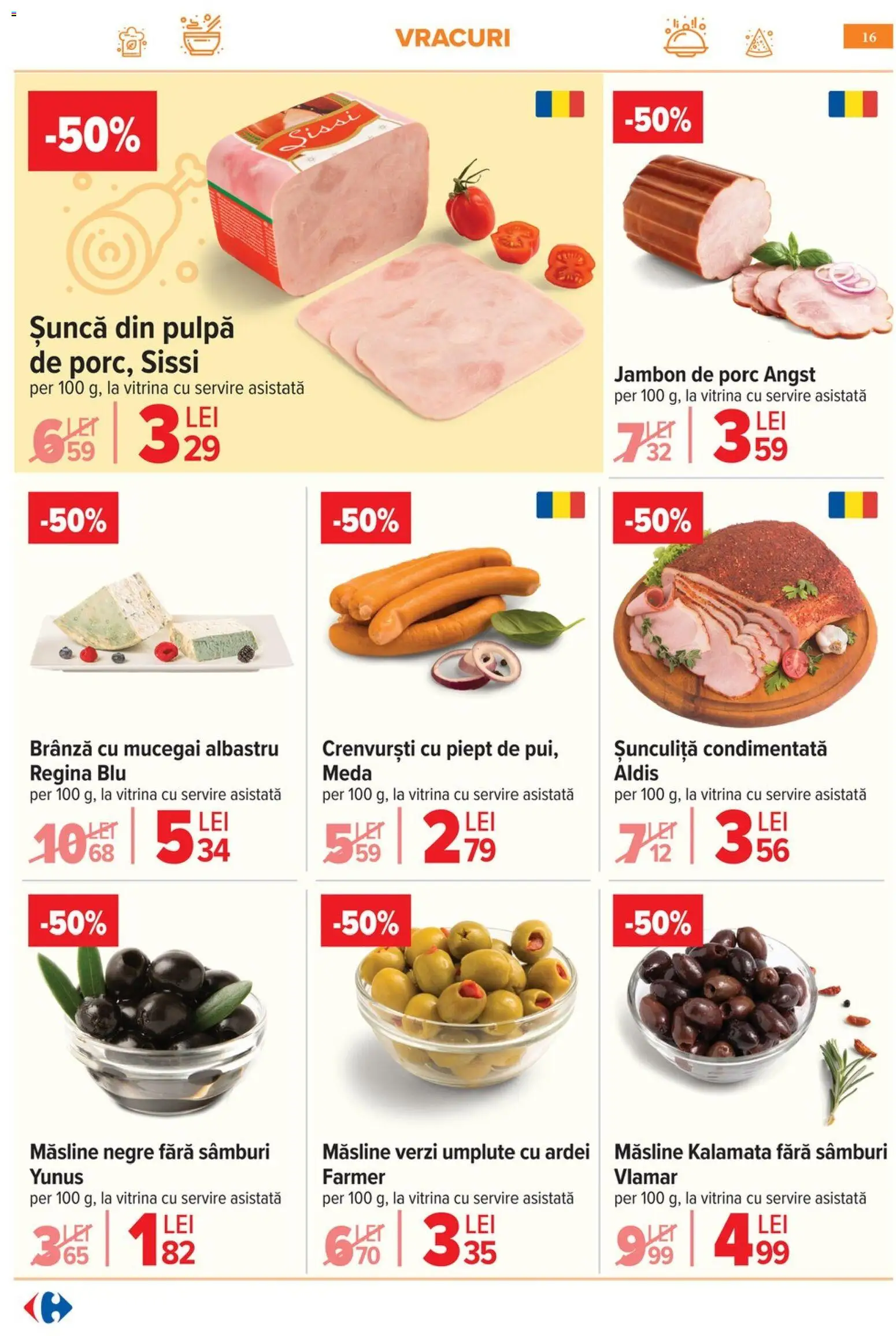 Catalog Carrefour 6 - 18 Mai 2026 | Pagina 19 | Produse: Ardei, Crenvurști, Brânză, Șuncă