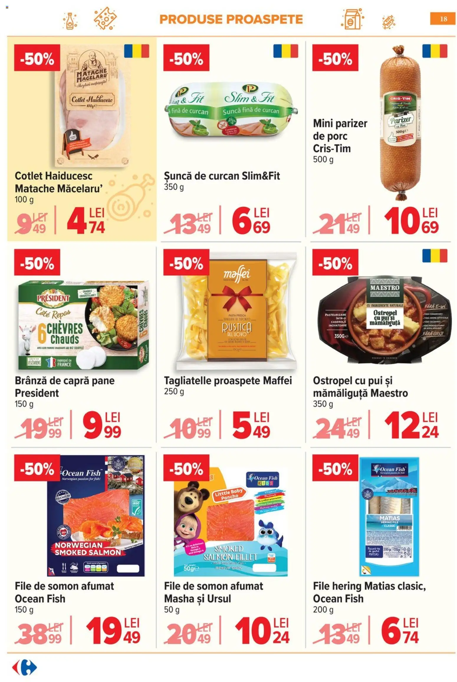 Catalog Carrefour 6 - 18 Mai 2026 | Pagina 21 | Produse: Lait de coco, Hacıyatmaz Kedi Oyuncağı, Brânză, Șuncă