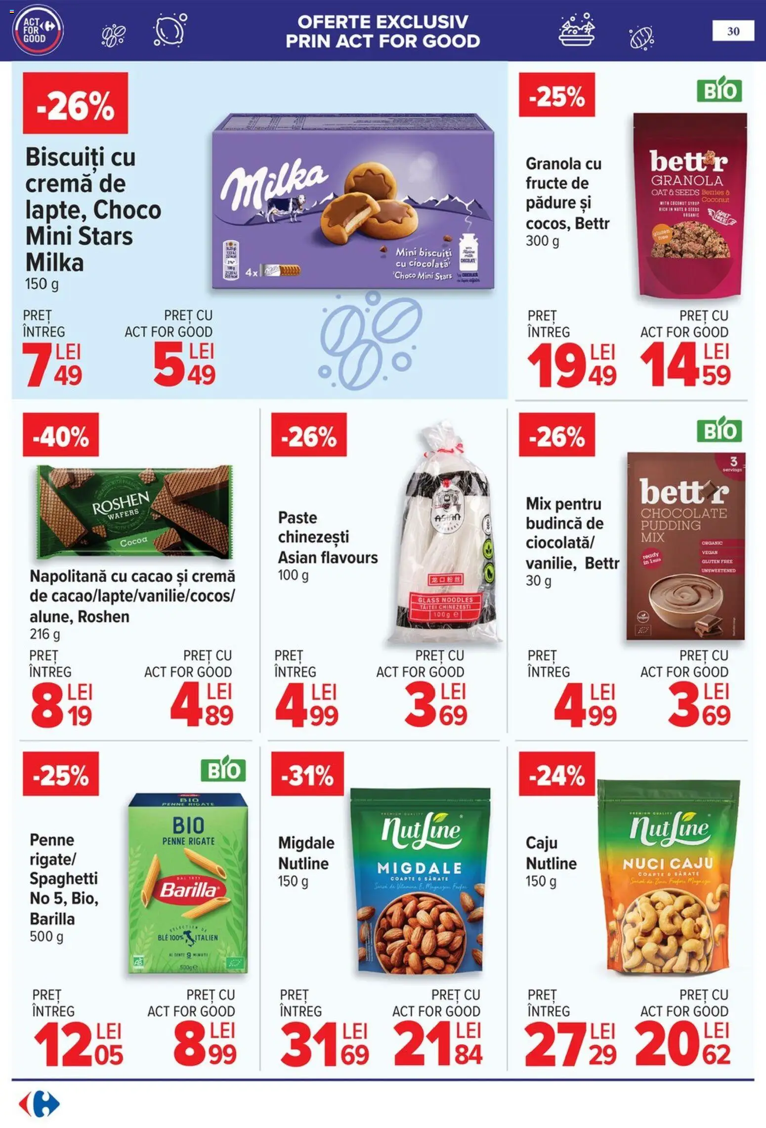 Catalog Carrefour 6 - 18 Mai 2026 | Pagina 33 | Produse: Migdale, Caju, Cacao, Fructe