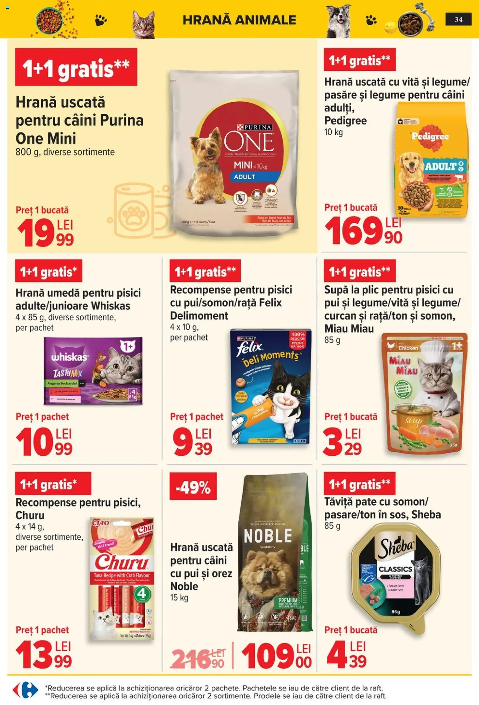 Catalog Carrefour 6 - 18 Mai 2026 | Pagina 37 | Produse: Hacıyatmaz Kedi Oyuncağı, Pate, Orez, Legume