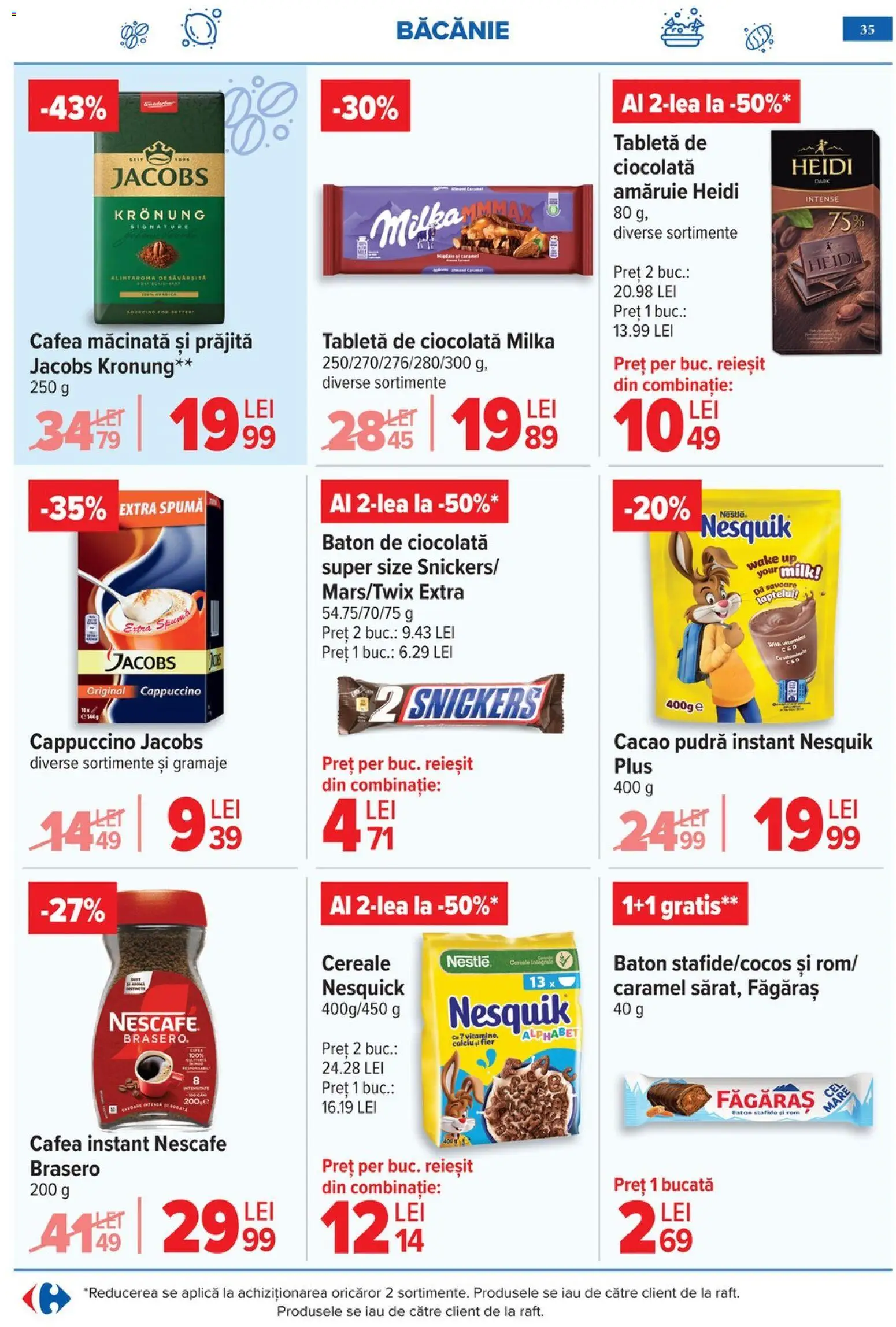 Catalog Carrefour 6 - 18 Mai 2026 | Pagina 38 | Produse: Cafea, Rom, Cereale, Cacao