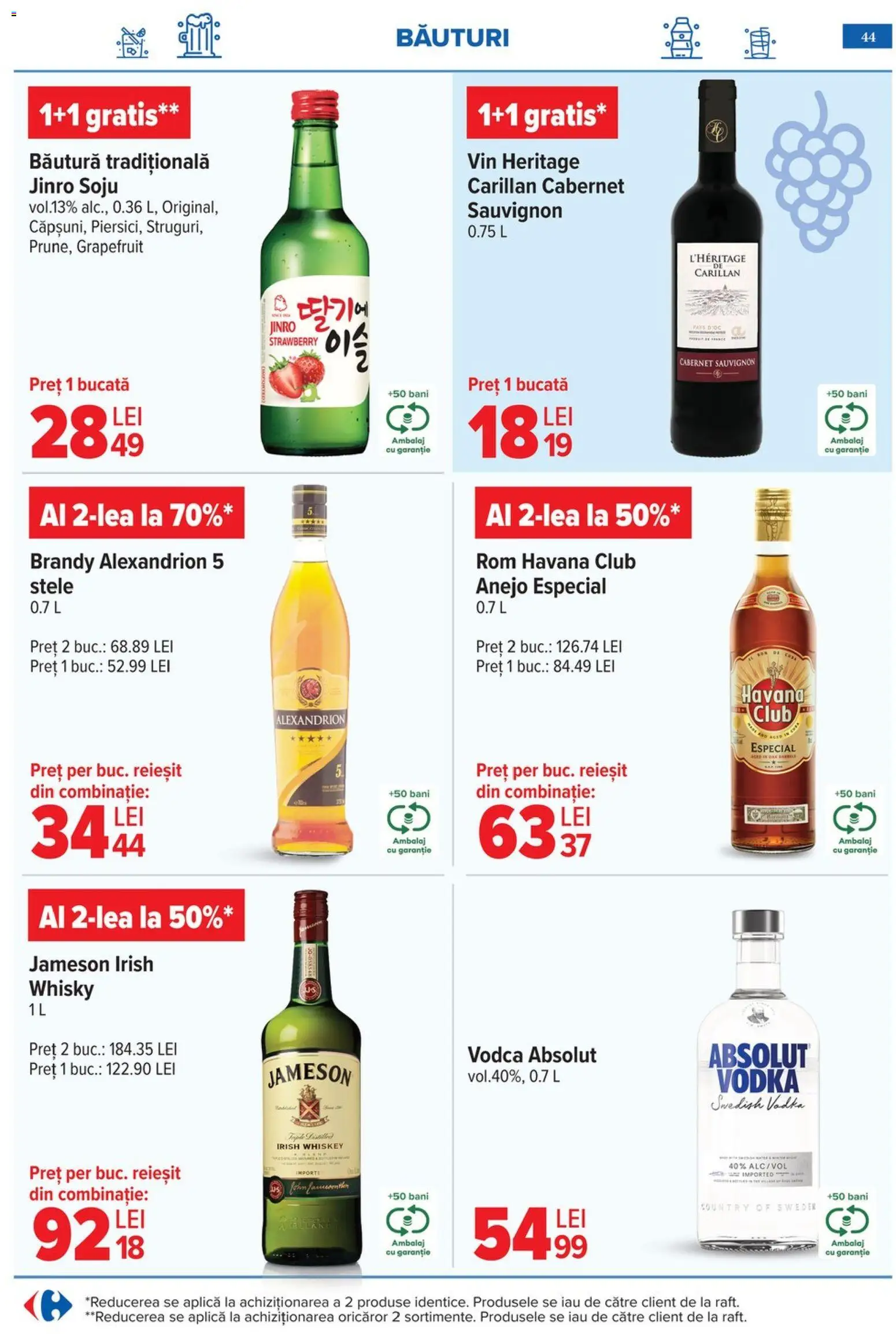 Catalog Carrefour 6 - 18 Mai 2026 | Pagina 47 | Produse: Su ısıtıcı, Vin, Rom, Whiskey