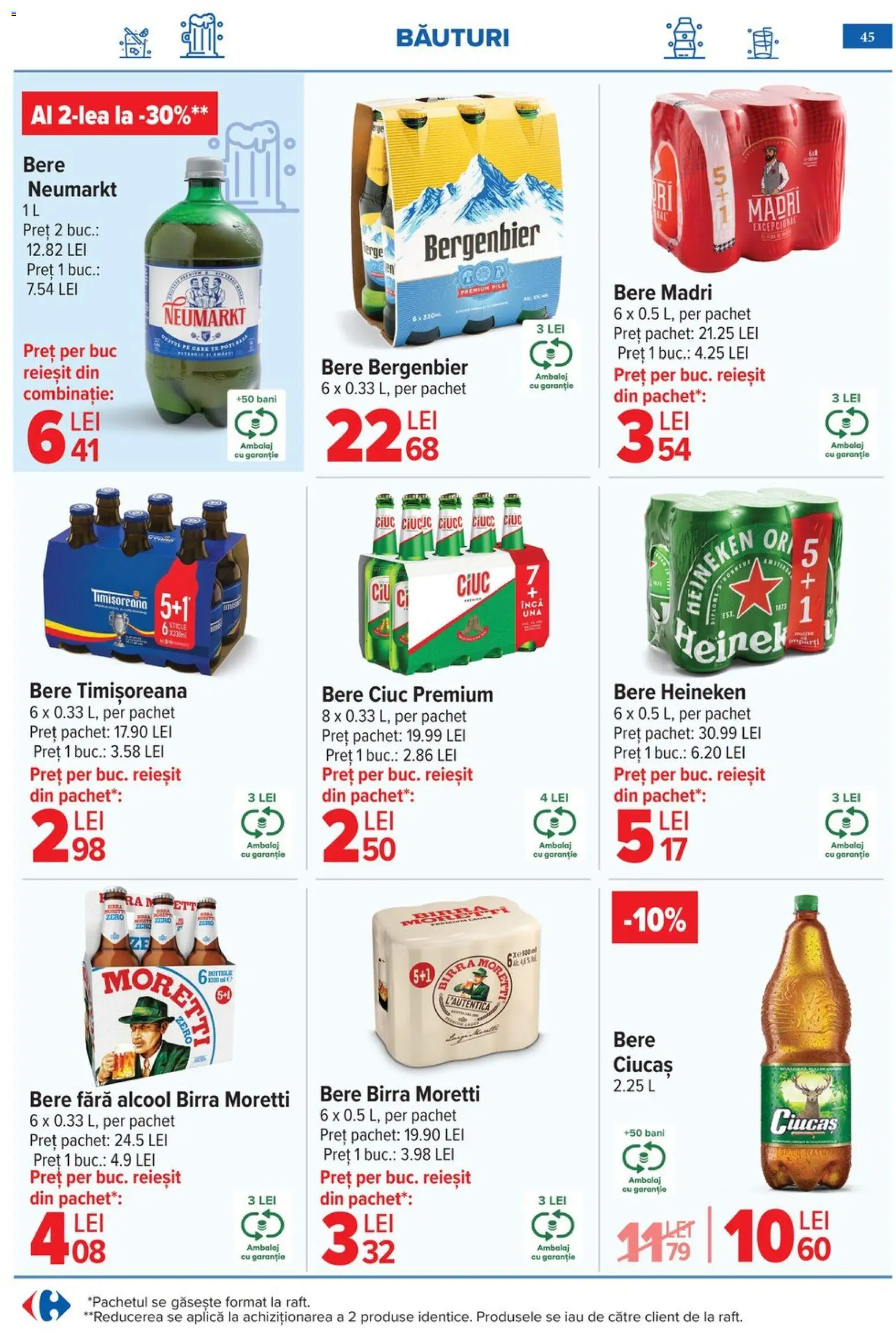 Catalog Carrefour 6 - 18 Mai 2026 | Pagina 48 | Produse: Bere, Plastik Kulübe