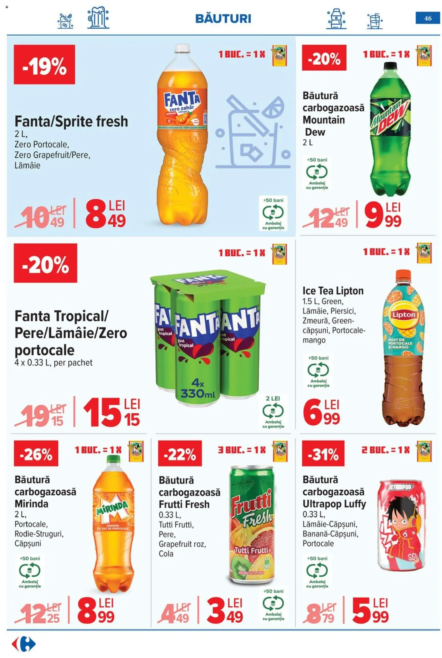 Catalog Carrefour 6 - 18 Mai 2026 | Pagina 49 | Produse: Amerikan servis, Suc, Portocale, Lămâie