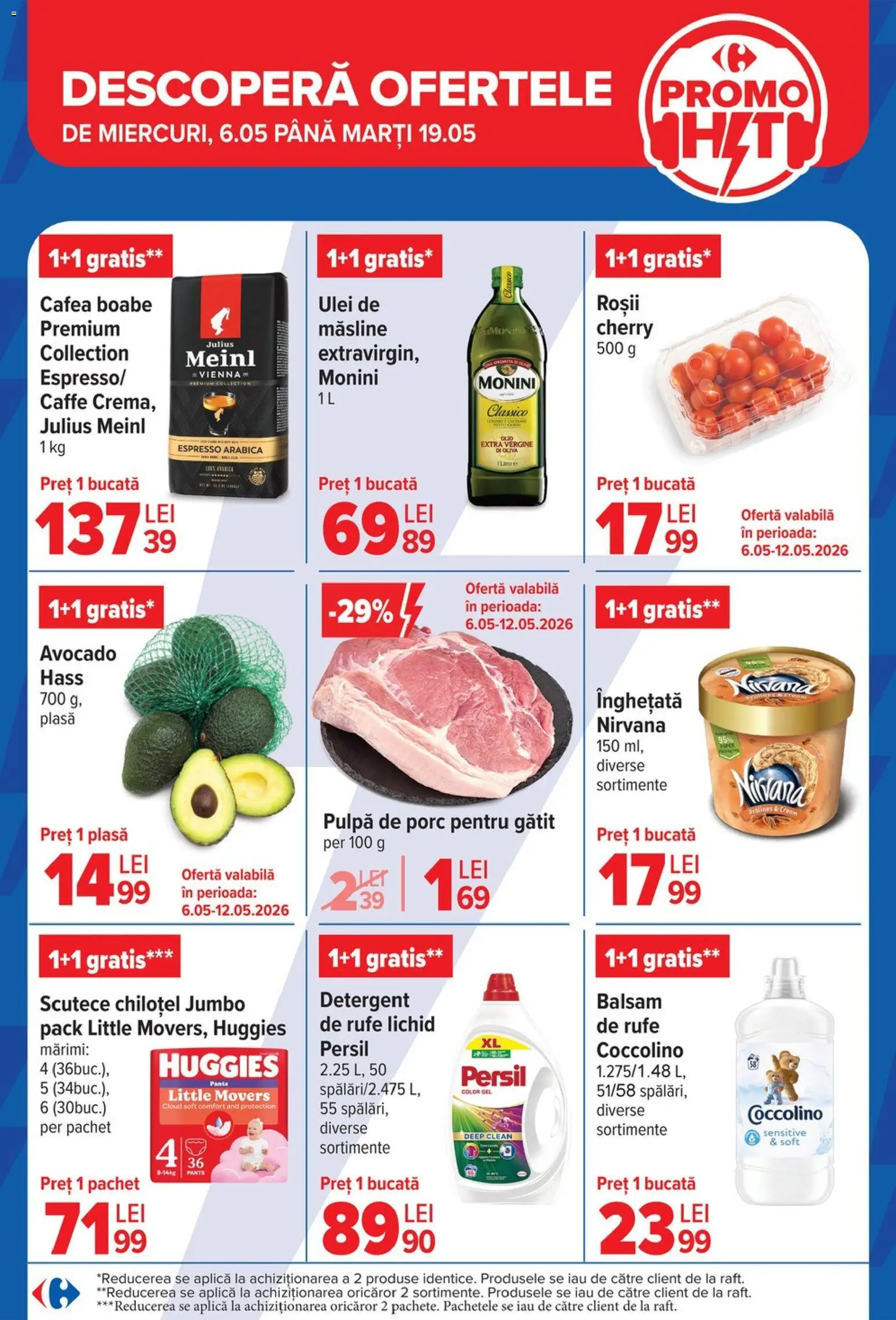 Catalog Carrefour 6 - 18 Mai 2026 | Pagina 6 | Produse: Balsam, Roșii, Avocado, Scutece