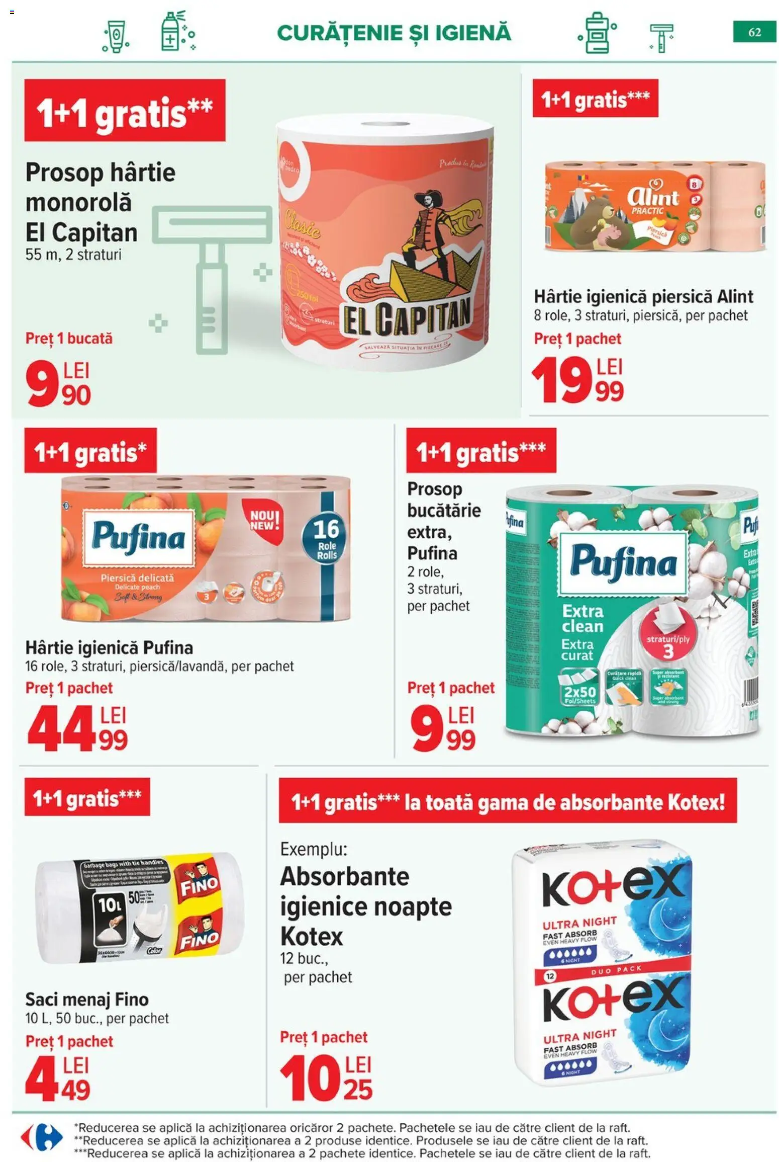 Catalog Carrefour 6 - 18 Mai 2026 | Pagina 65 | Produse: Piersică, Pomelo, Bucătărie, Role