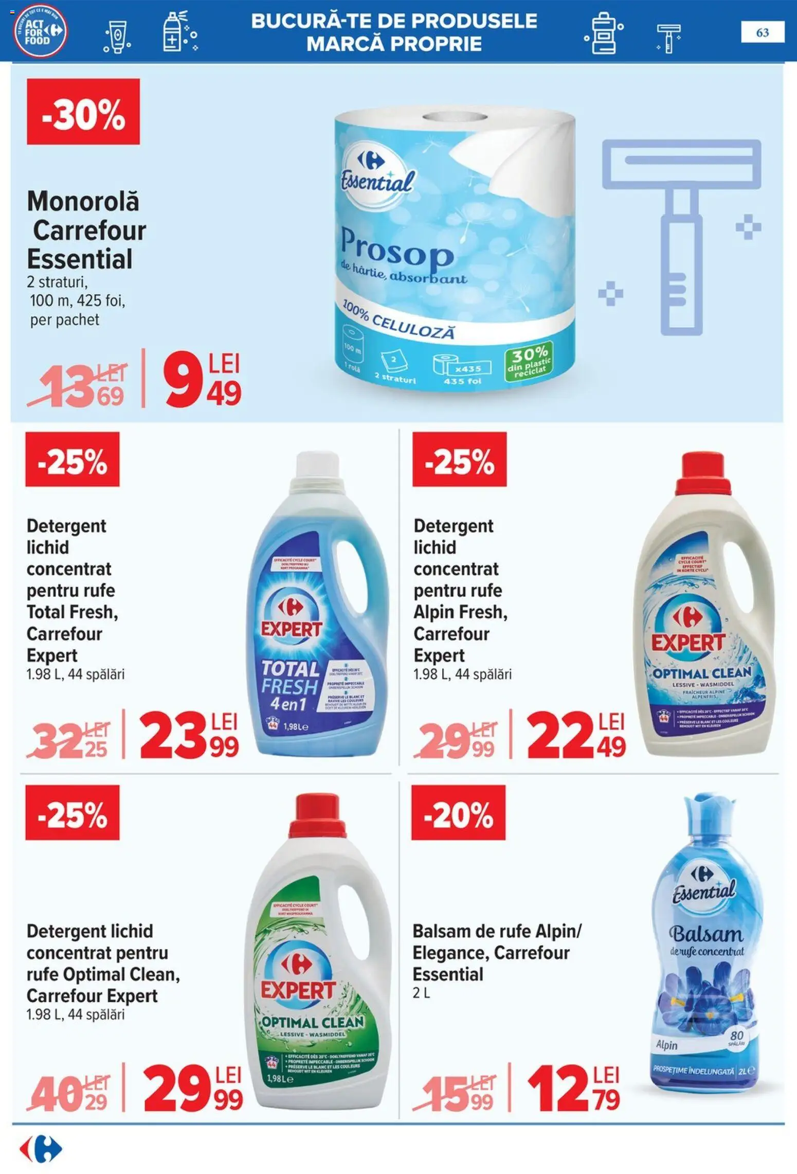 Catalog Carrefour 6 - 18 Mai 2026 | Pagina 66 | Produse: Pomelo, Balsam, Detergent, Balsam de rufe