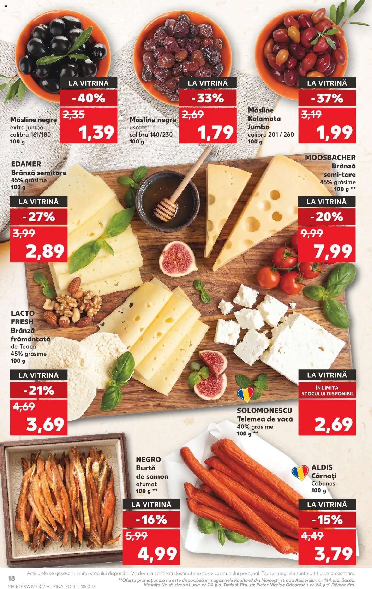 Catalog Kaufland 6 - 11 Mai 2026 | Pagina 18 | Produse: Vitrină, Măsline, Brânză, Cârnați