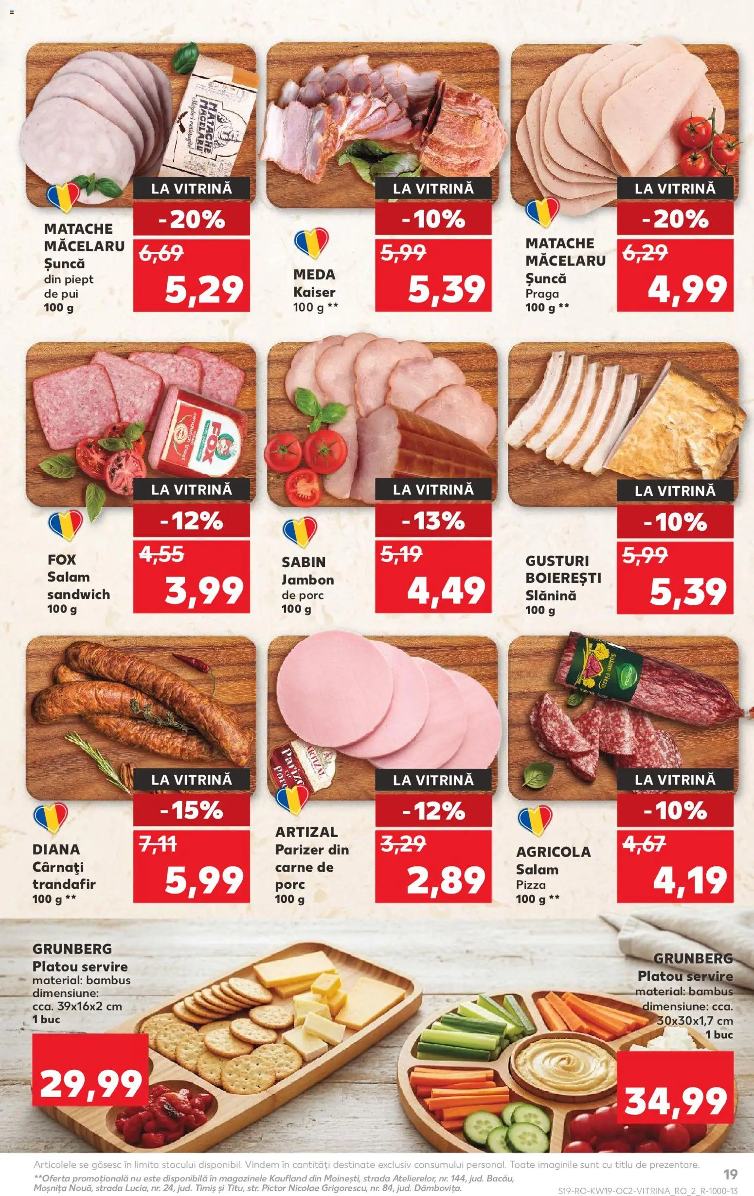 Catalog Kaufland 6 - 11 Mai 2026 | Pagina 19 | Produse: Trandafir, Șuncă, Pizza, Carne De Porc