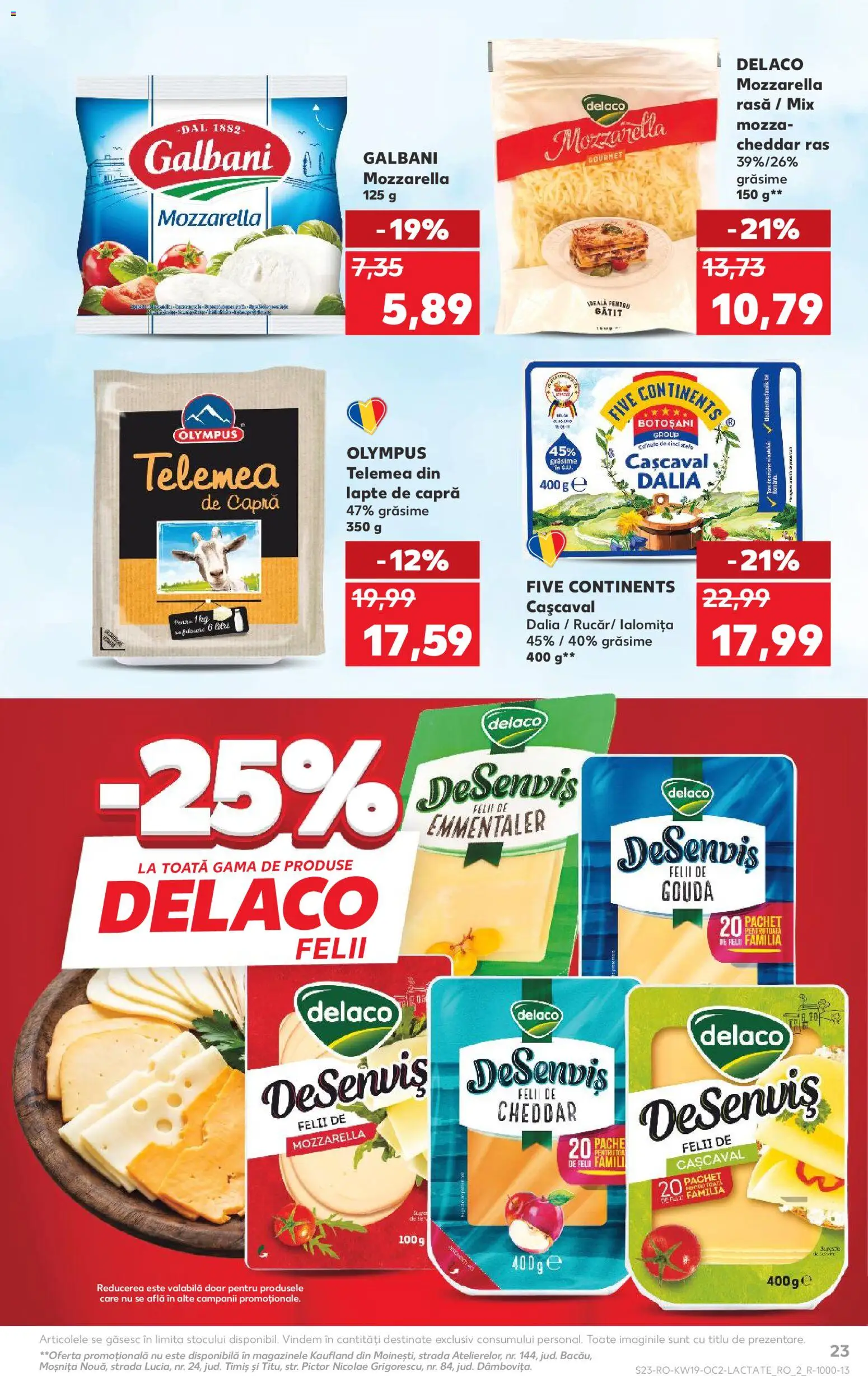 Catalog Kaufland 6 - 11 Mai 2026 | Pagina 23 | Produse: Light Kedi Konservesi, Cașcaval, Lapte, Gouda