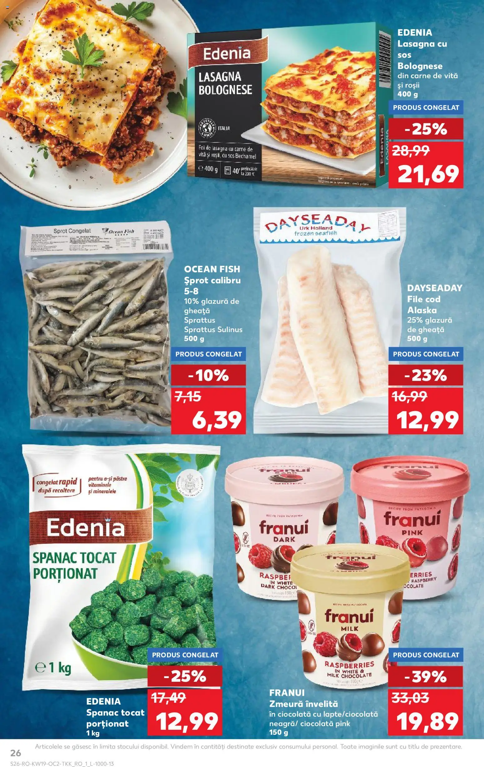 Catalog Kaufland 6 - 11 Mai 2026 | Pagina 26 | Produse: Zmeură, Lasagna, Ciocolată, Sos