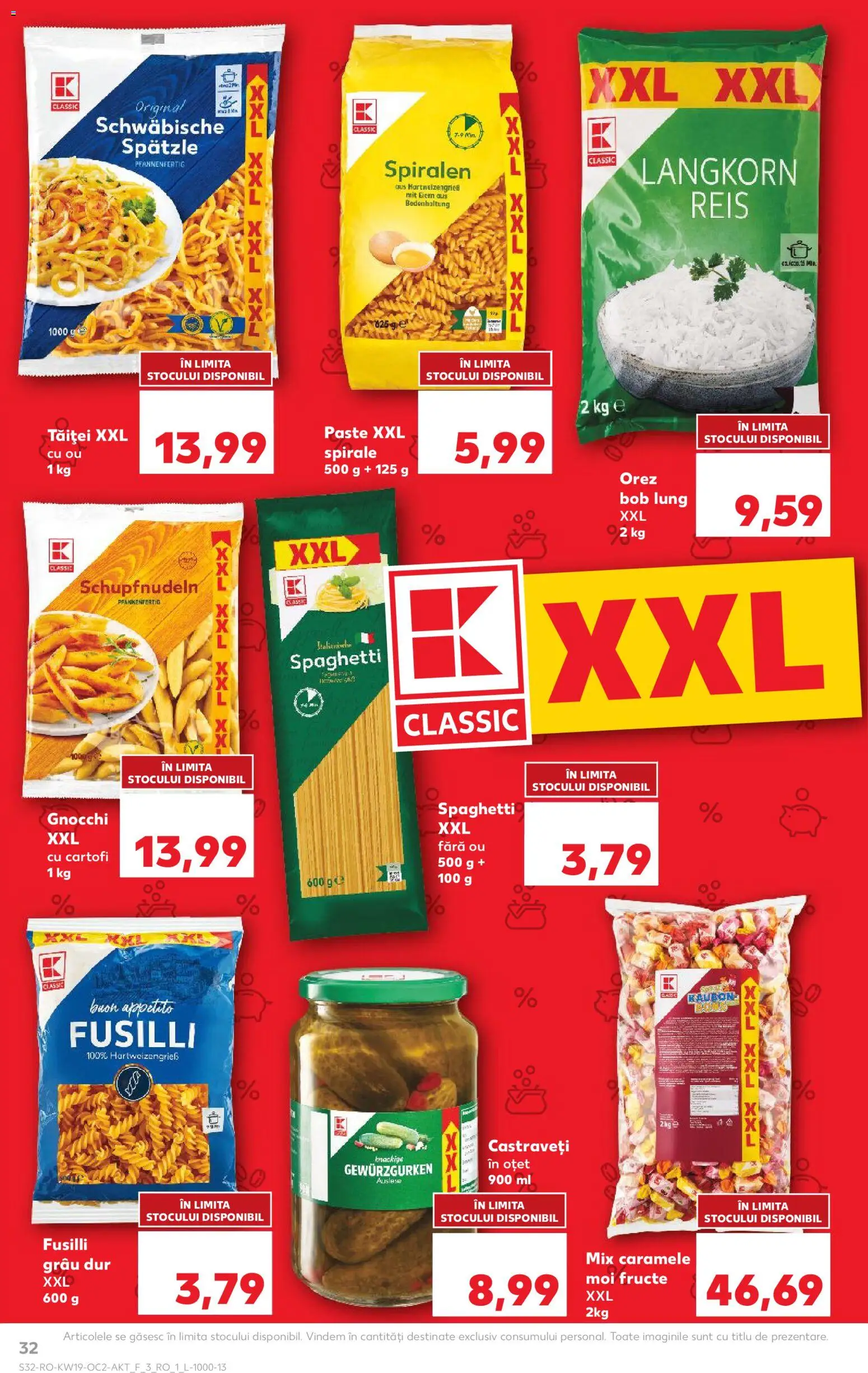 Catalog Kaufland 6 - 11 Mai 2026 | Pagina 32 | Produse: Oțet, Paste, Castraveți, Cartofi