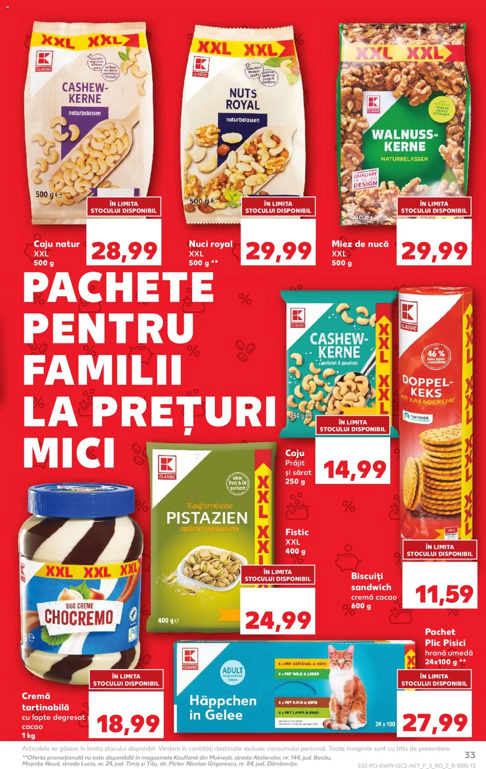 Catalog Kaufland 6 - 11 Mai 2026 | Pagina 33 | Produse: Caju, Fistic, Cacao, Cremă tartinabilă