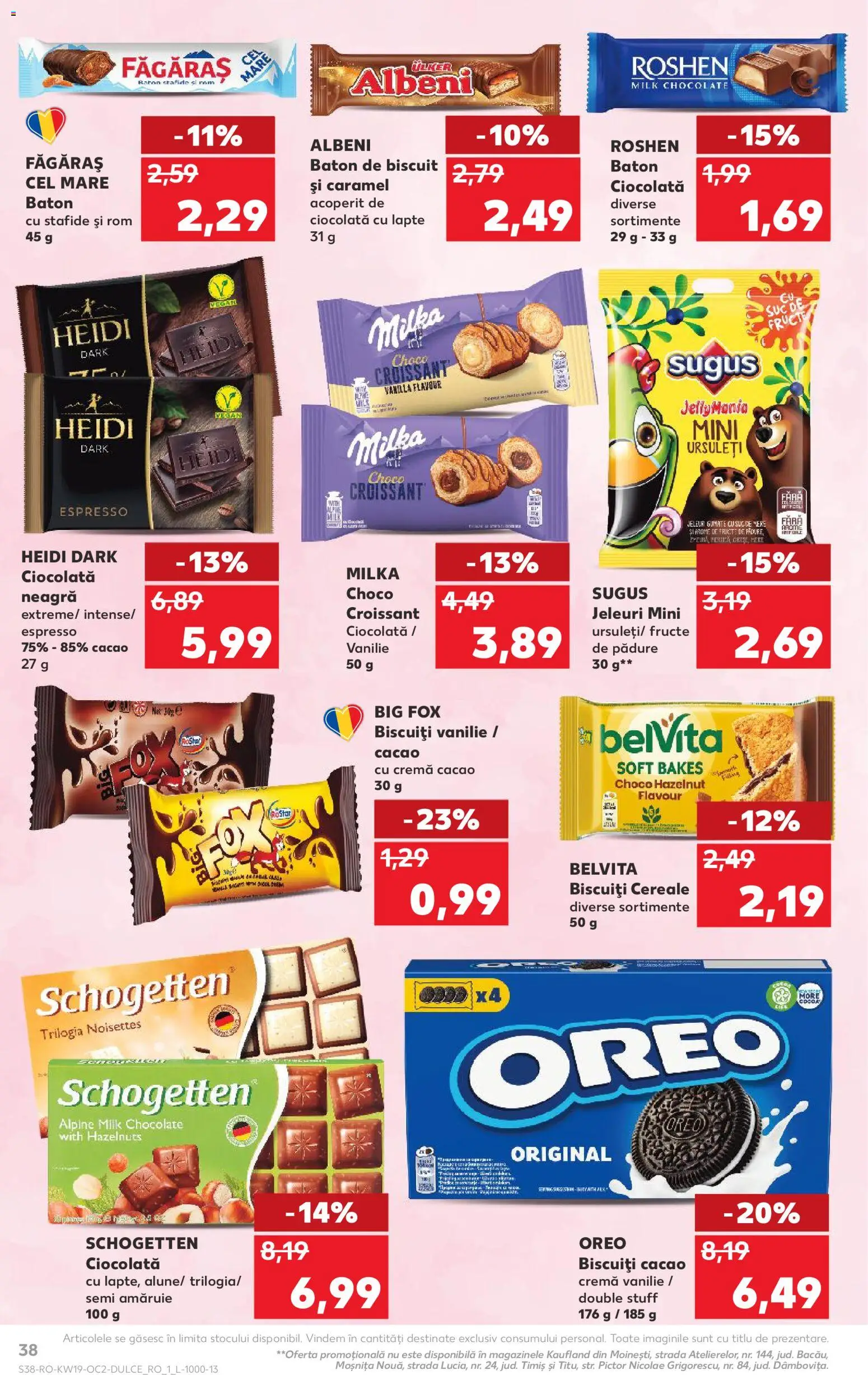 Catalog Kaufland 6 - 11 Mai 2026 | Pagina 38 | Produse: Lapte, Cremă, Stafide, Jeleuri