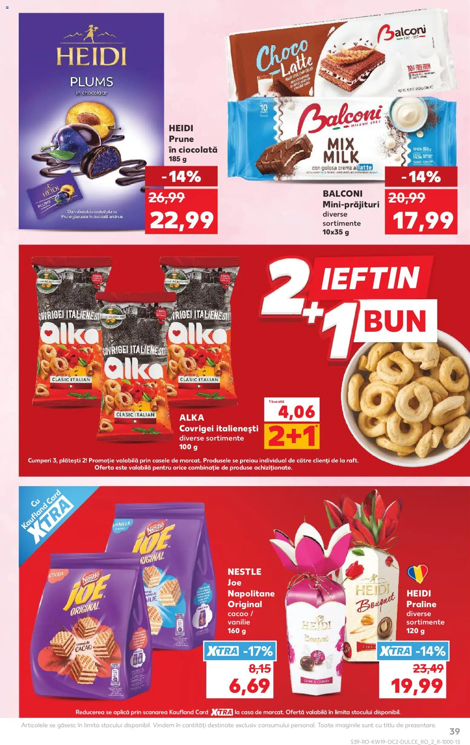Catalog Kaufland 6 - 11 Mai 2026 | Pagina 39 | Produse: Praline, Cremă, Prune, Cacao