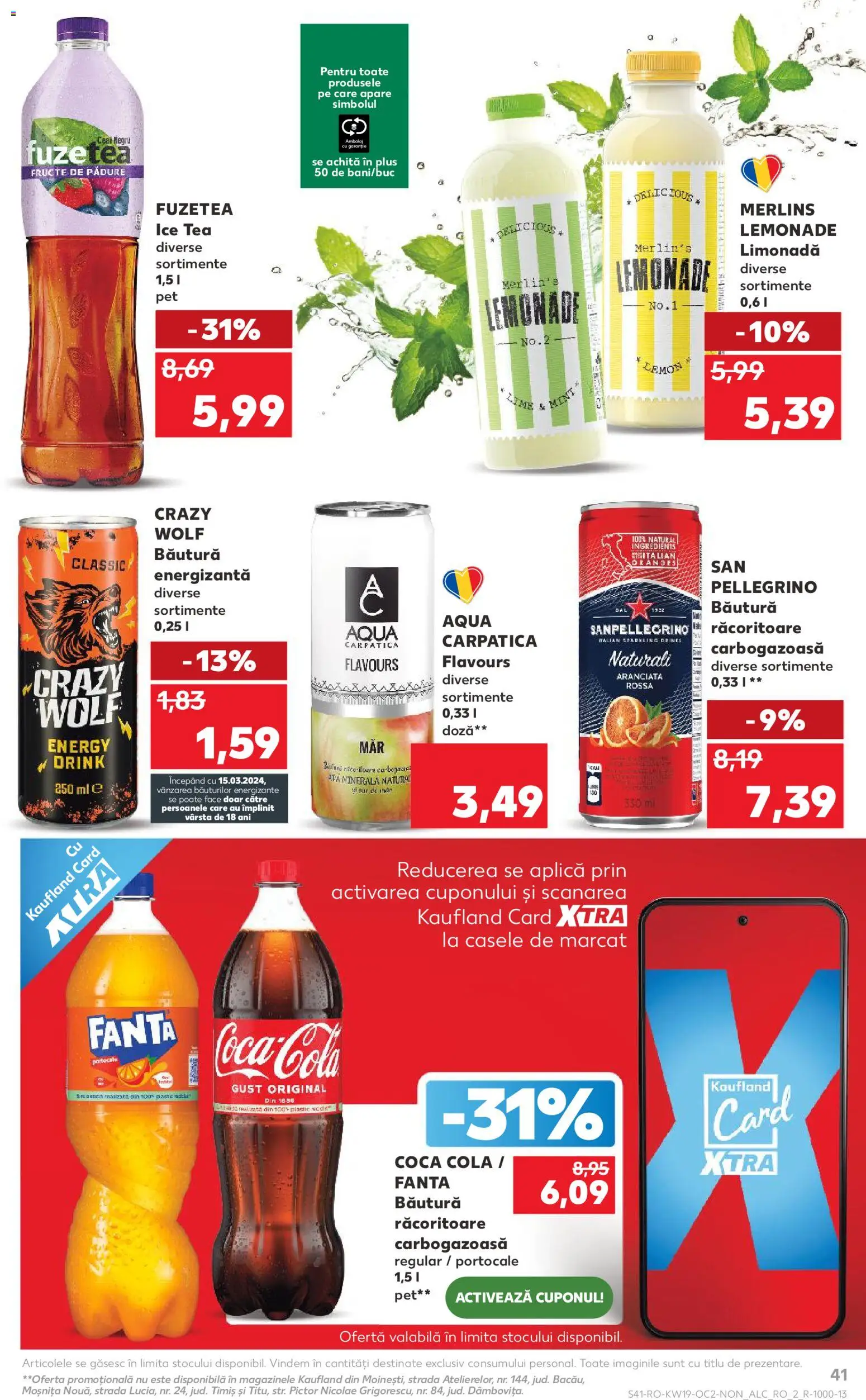 Catalog Kaufland 6 - 11 Mai 2026 | Pagina 41 | Produse: Lime, Sıcak su torbası, Yazı tahtası kalemi, Apă