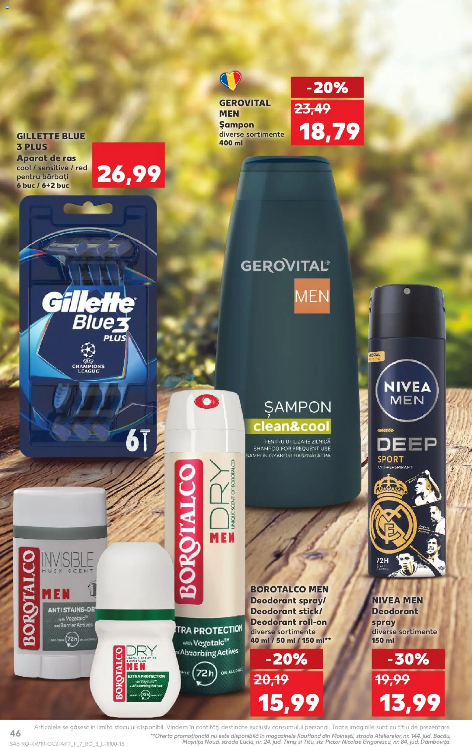Catalog Kaufland 6 - 11 Mai 2026 | Pagina 46 | Produse: Aparat De Ras, Șampon, Deodorant, Antiperspirant