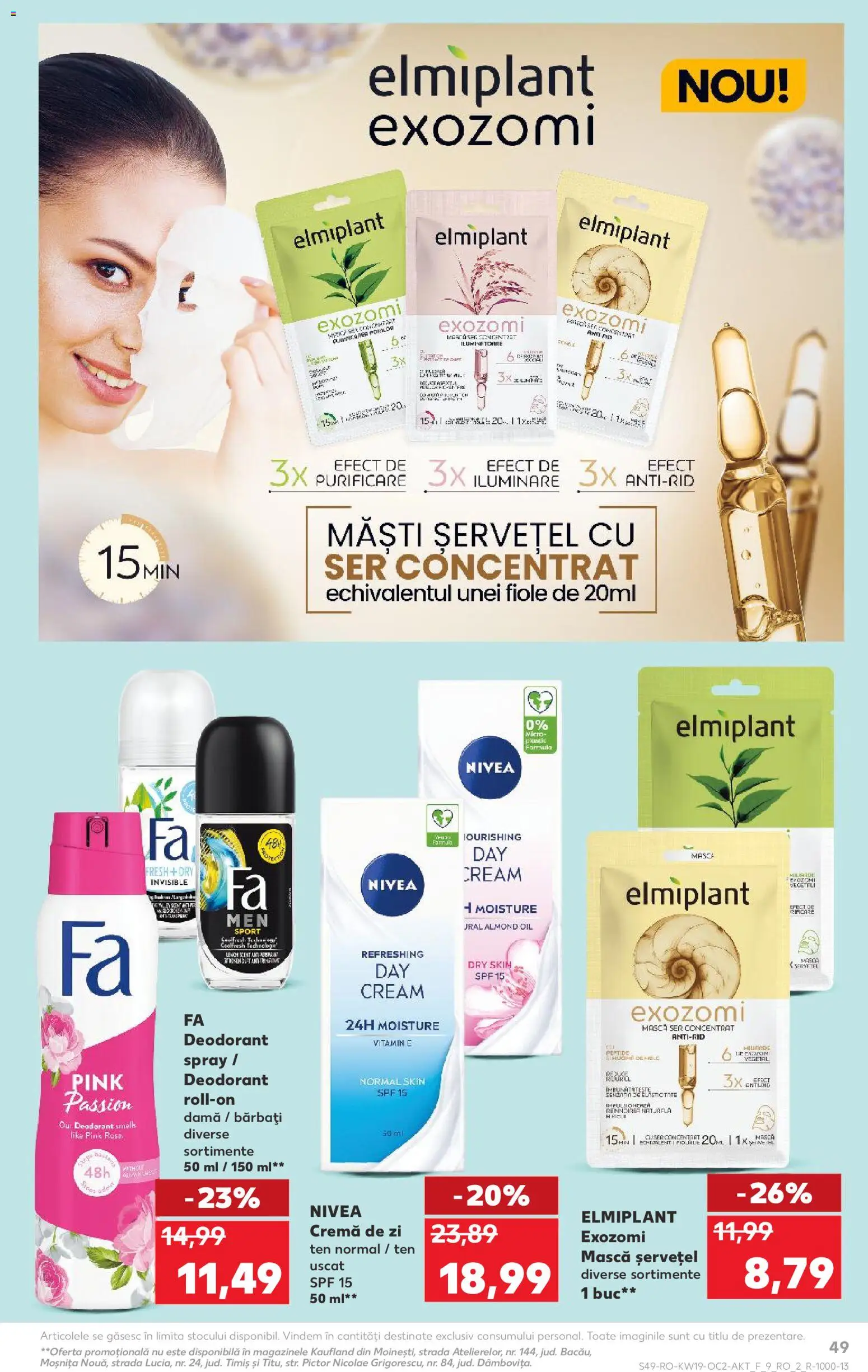 Catalog Kaufland 6 - 11 Mai 2026 | Pagina 49 | Produse: Cremă de zi, Cremă, Deodorant