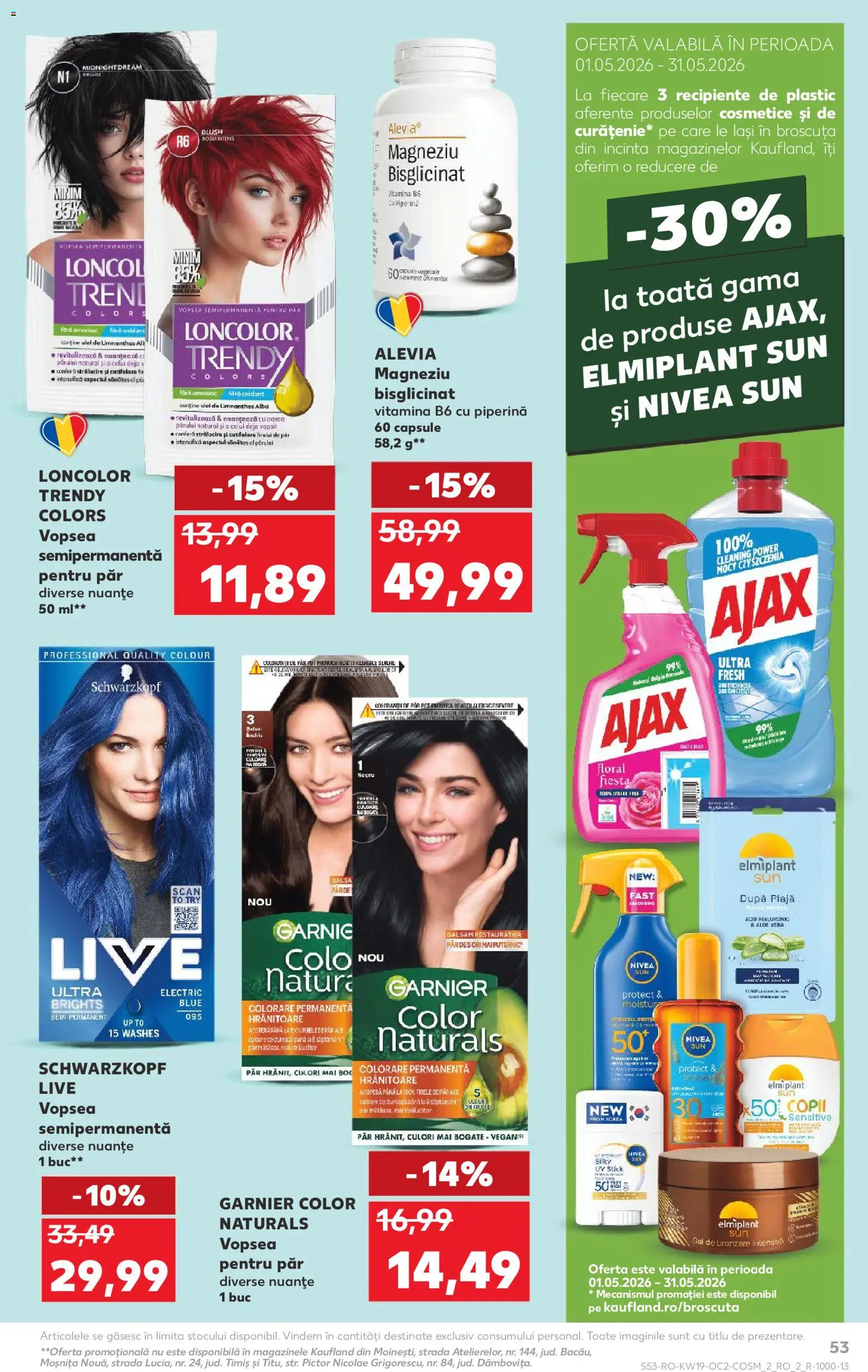 Catalog Kaufland 6 - 11 Mai 2026 | Pagina 53 | Produse: Gel de bronzare, Vopsea, Balsam, Ulei
