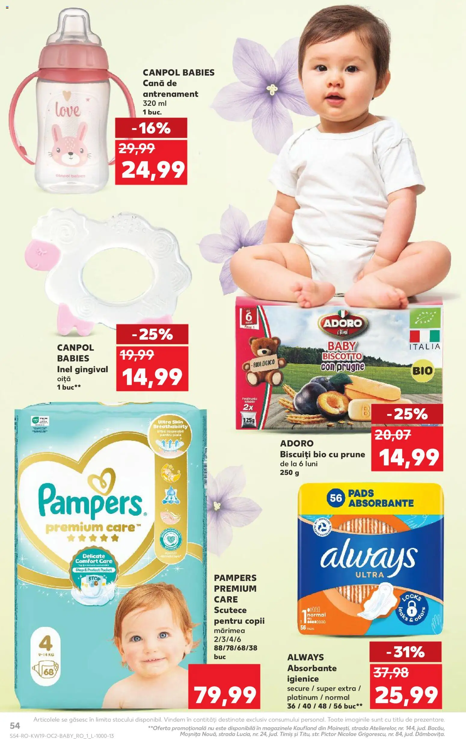 Catalog Kaufland 6 - 11 Mai 2026 | Pagina 54 | Produse: Inel, Prune, Absorbante, Scutece