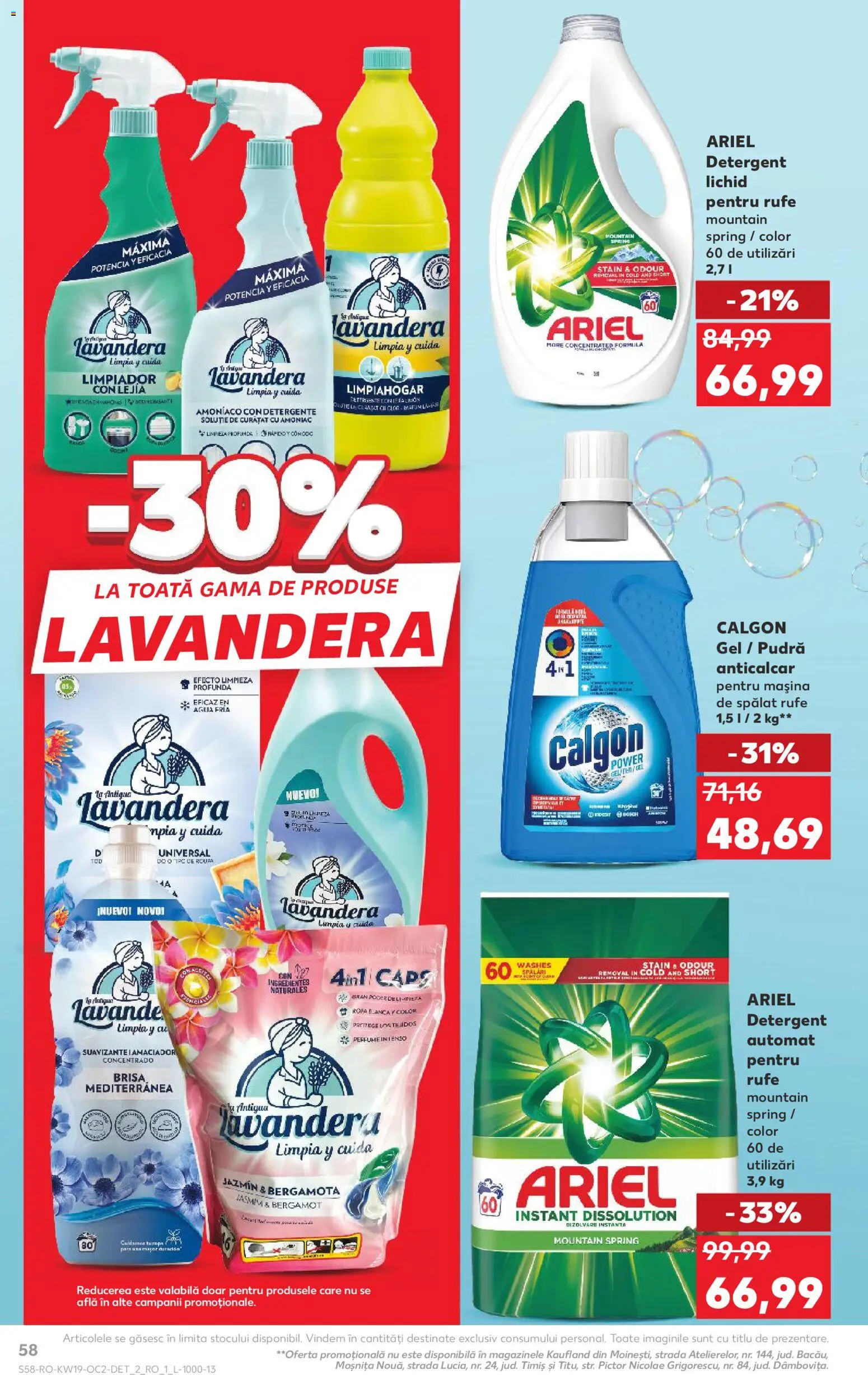 Catalog Kaufland 6 - 11 Mai 2026 | Pagina 58 | Produse: Pară, Kedi Ödül Oyuncakları, Pudră, Detergent