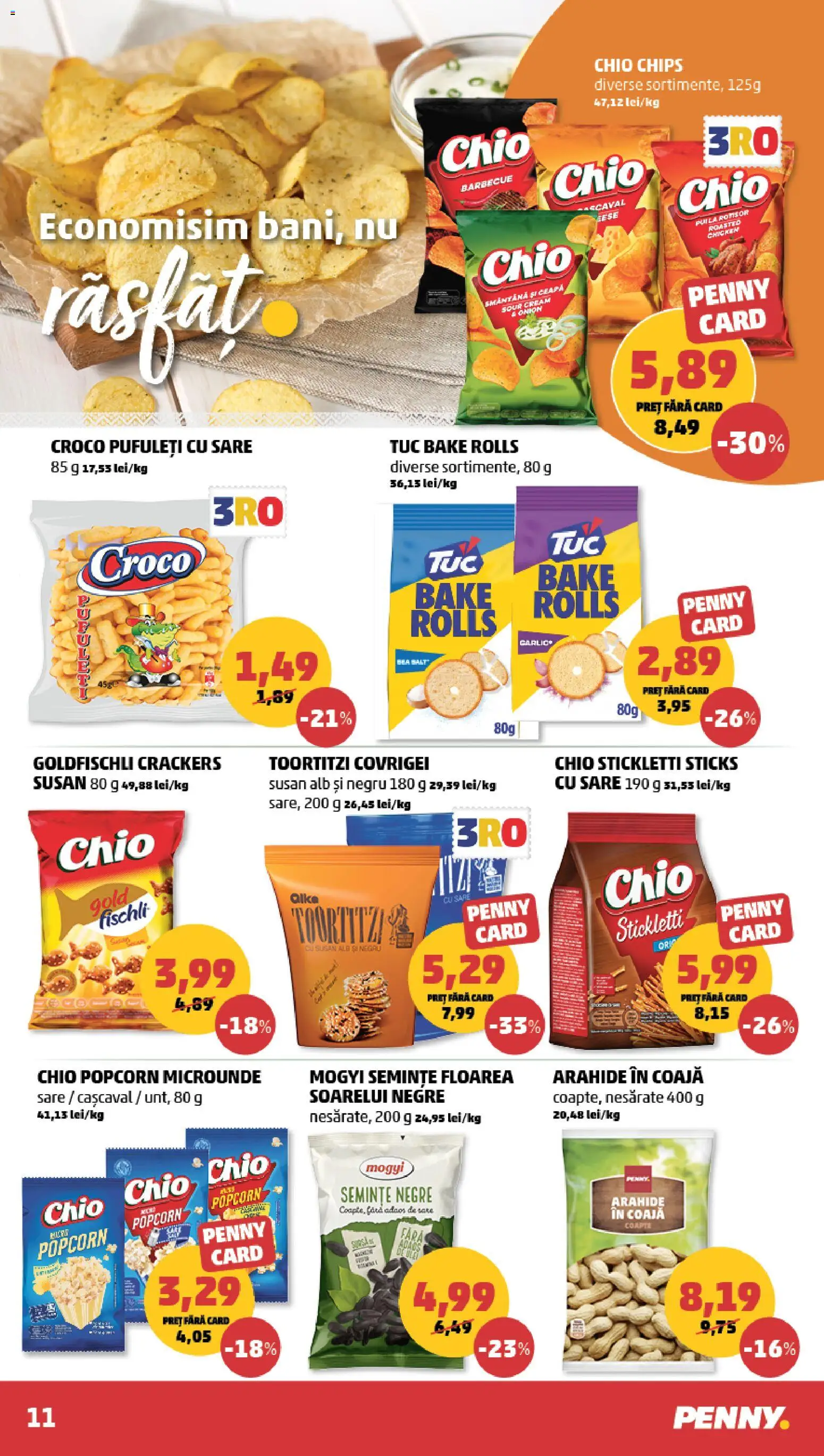 Catalog PENNY Market 6 - 11 Mai 2026 | Pagina 11 | Produse: Arahide, Semințe, Smântână, Bant