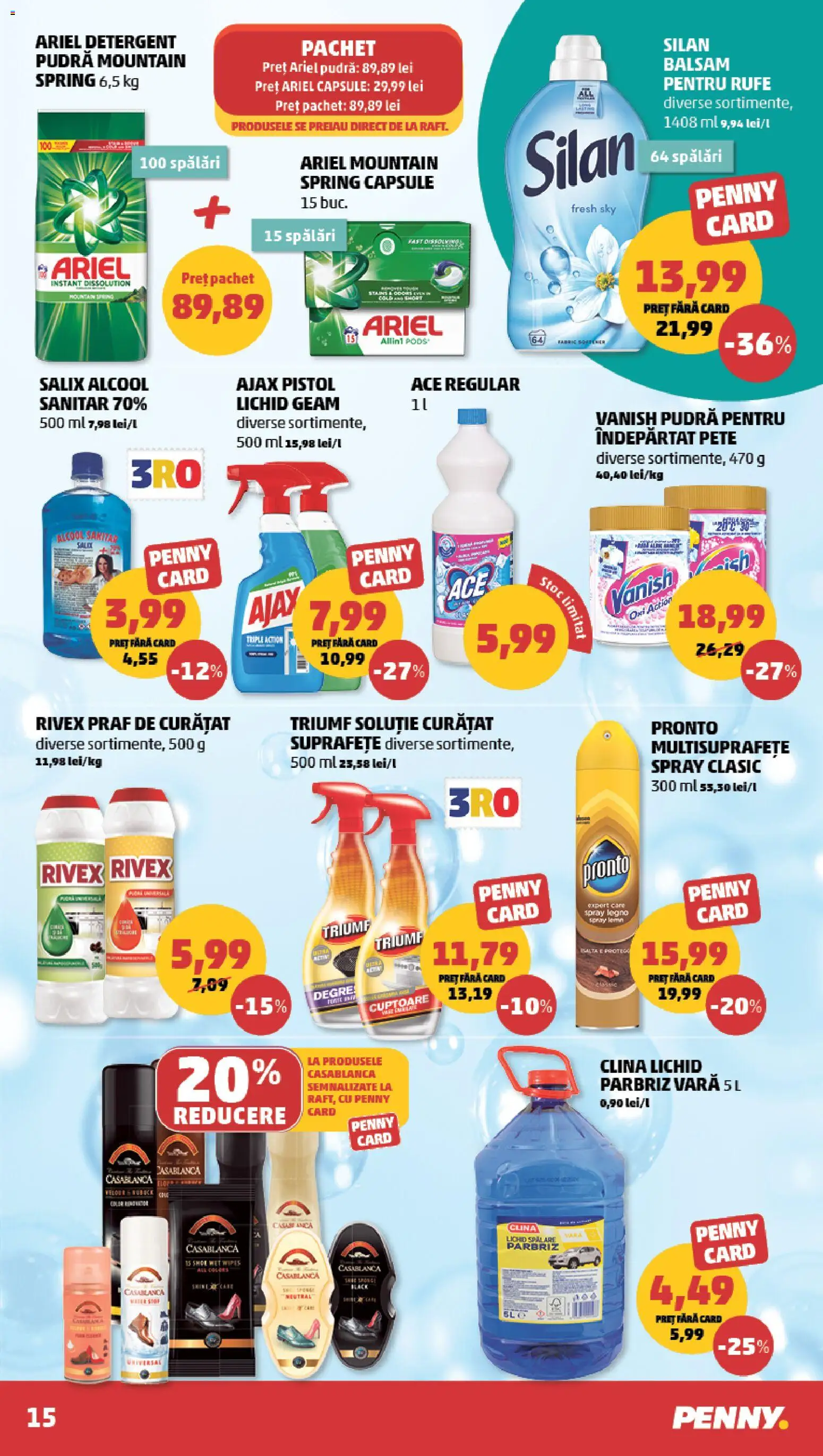 Catalog PENNY Market 6 - 11 Mai 2026 | Pagina 15 | Produse: Balsam, Yorgan, Detergent, Çelik Mama ve Su Kabı