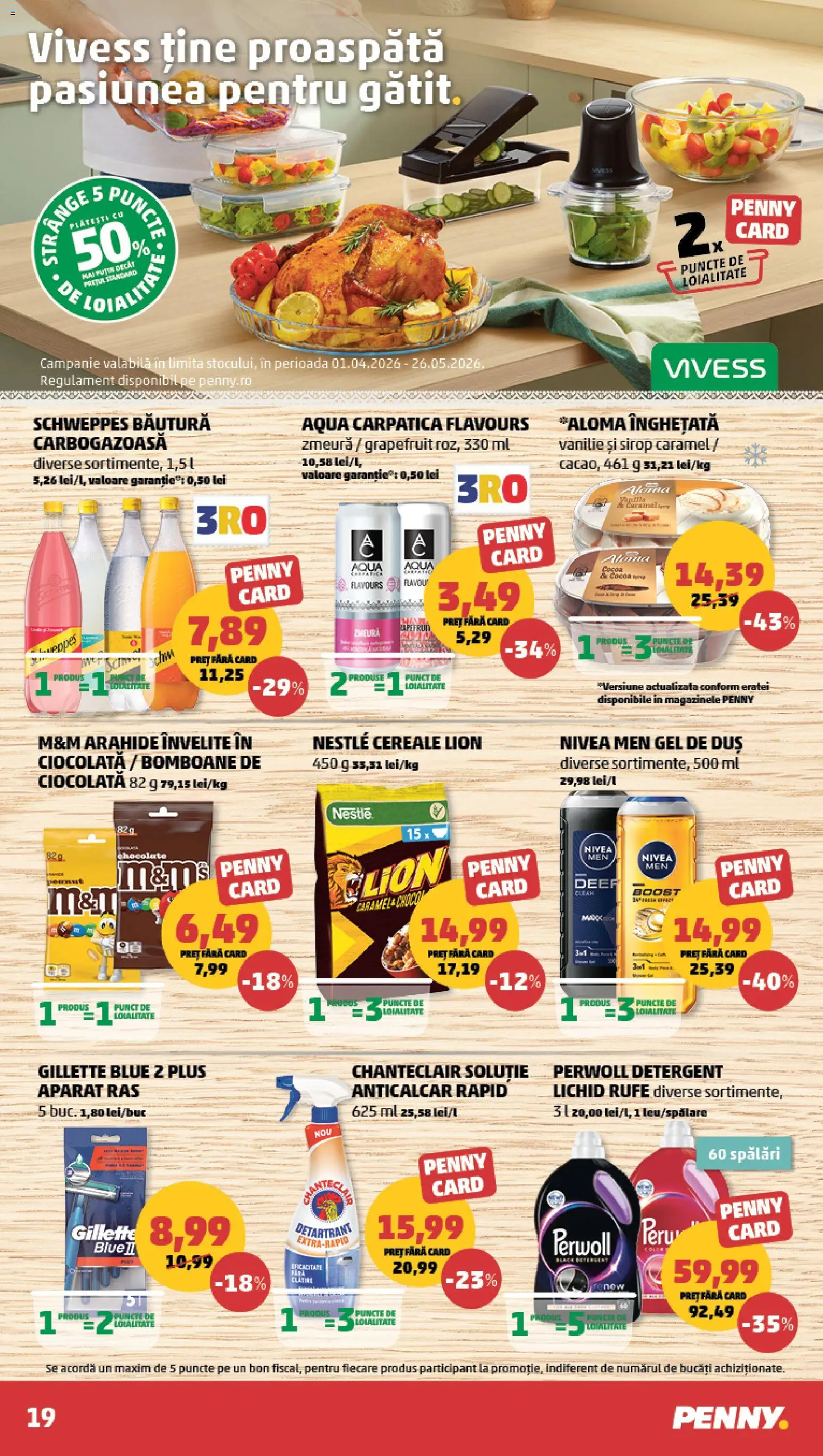 Catalog PENNY Market 6 - 11 Mai 2026 | Pagina 19 | Produse: Duș, Gel de duș, Cereale, Înghețată