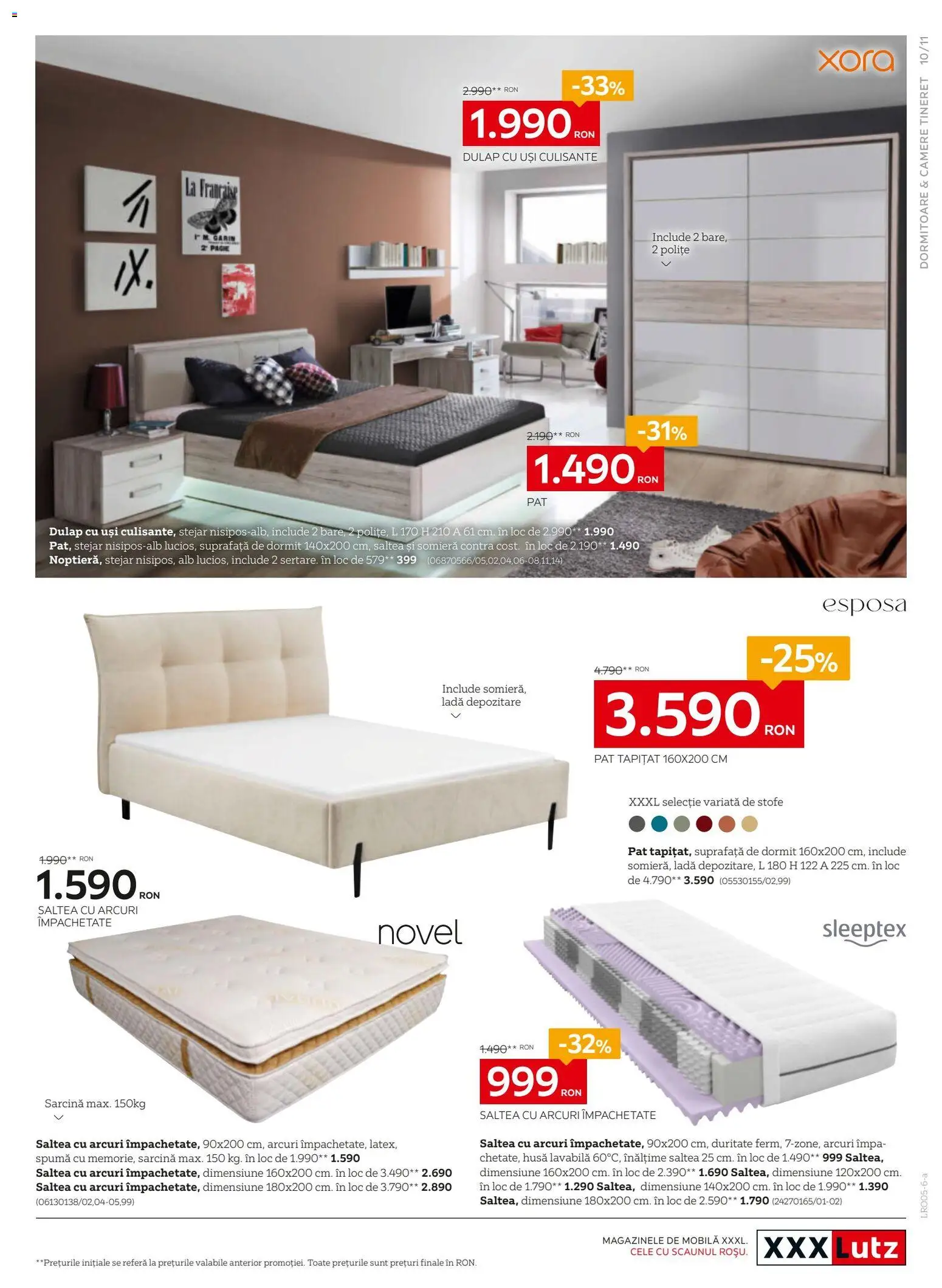 Catalog XXXLutz 4 - 30 Mai 2026 | Pagina 11 | Produse: Pat, Saltea, Türk kahvesi öğütme değirmeni