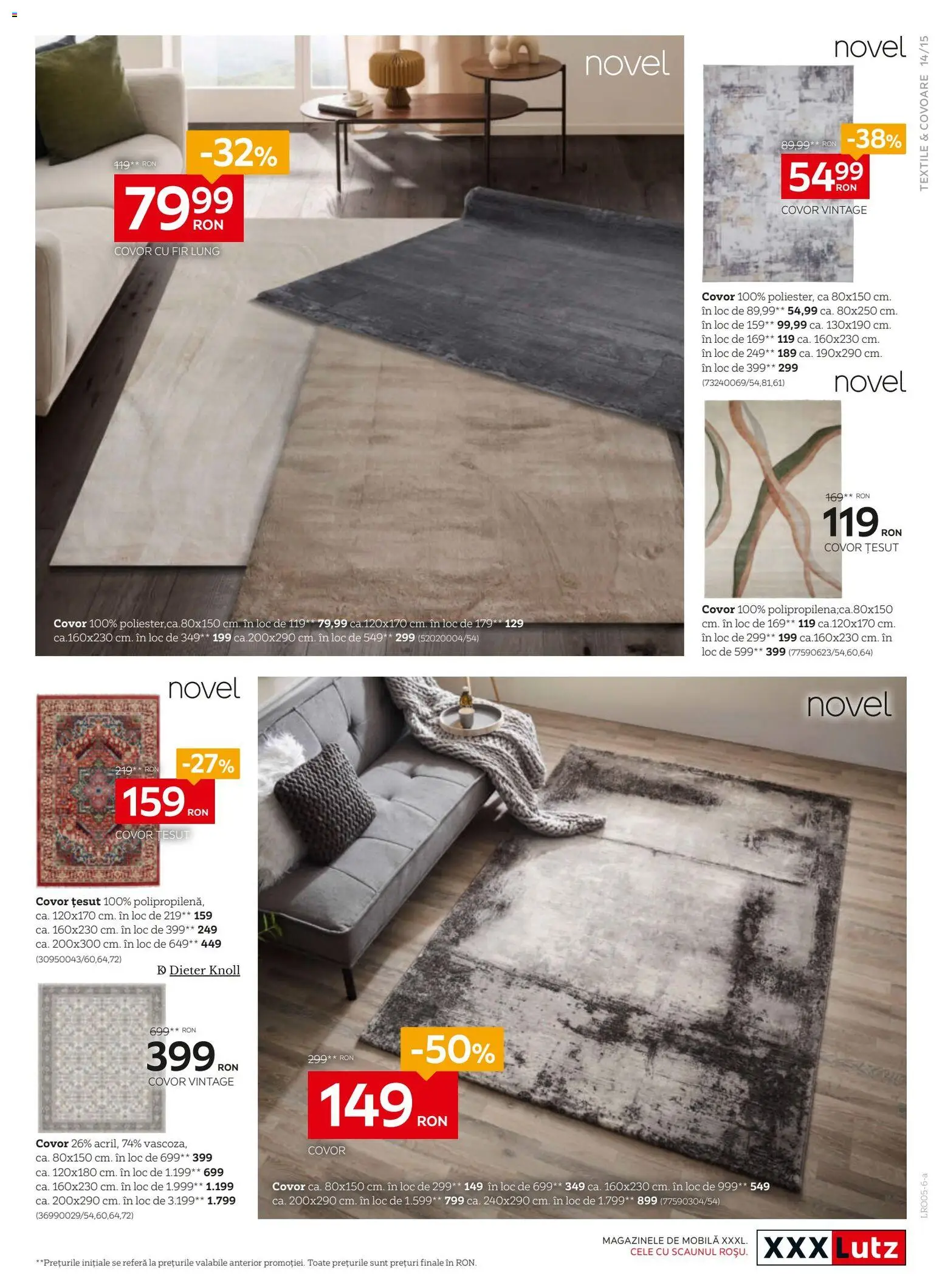 Catalog XXXLutz 4 - 30 Mai 2026 | Pagina 15 | Produse: Covor