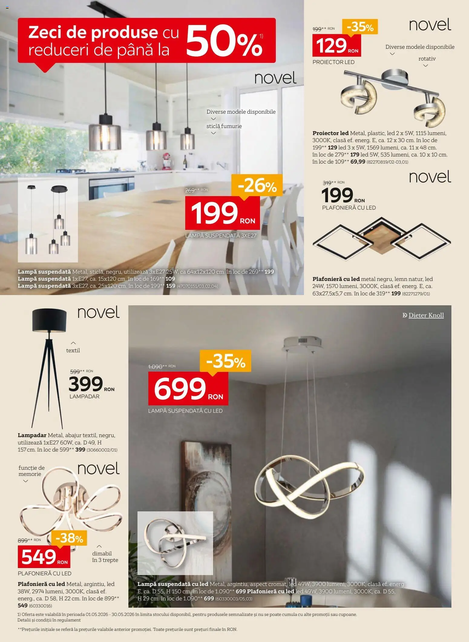Catalog XXXLutz 4 - 30 Mai 2026 | Pagina 16 | Produse: Memorie, Plafonieră, Babak, Lampă