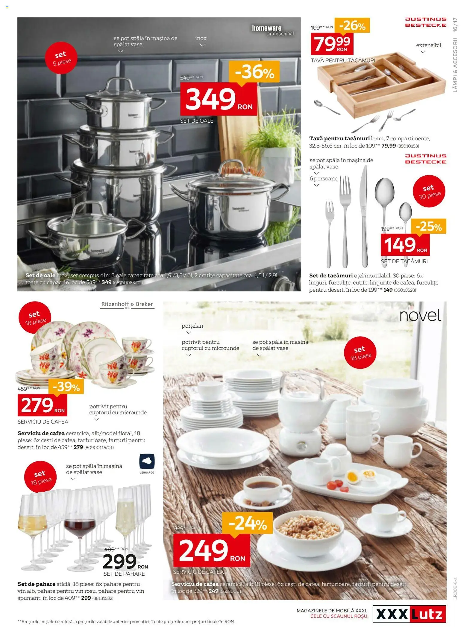 Catalog XXXLutz 4 - 30 Mai 2026 | Pagina 17 | Produse: Mașină De Spălat, Pahare, Cafea, Vin