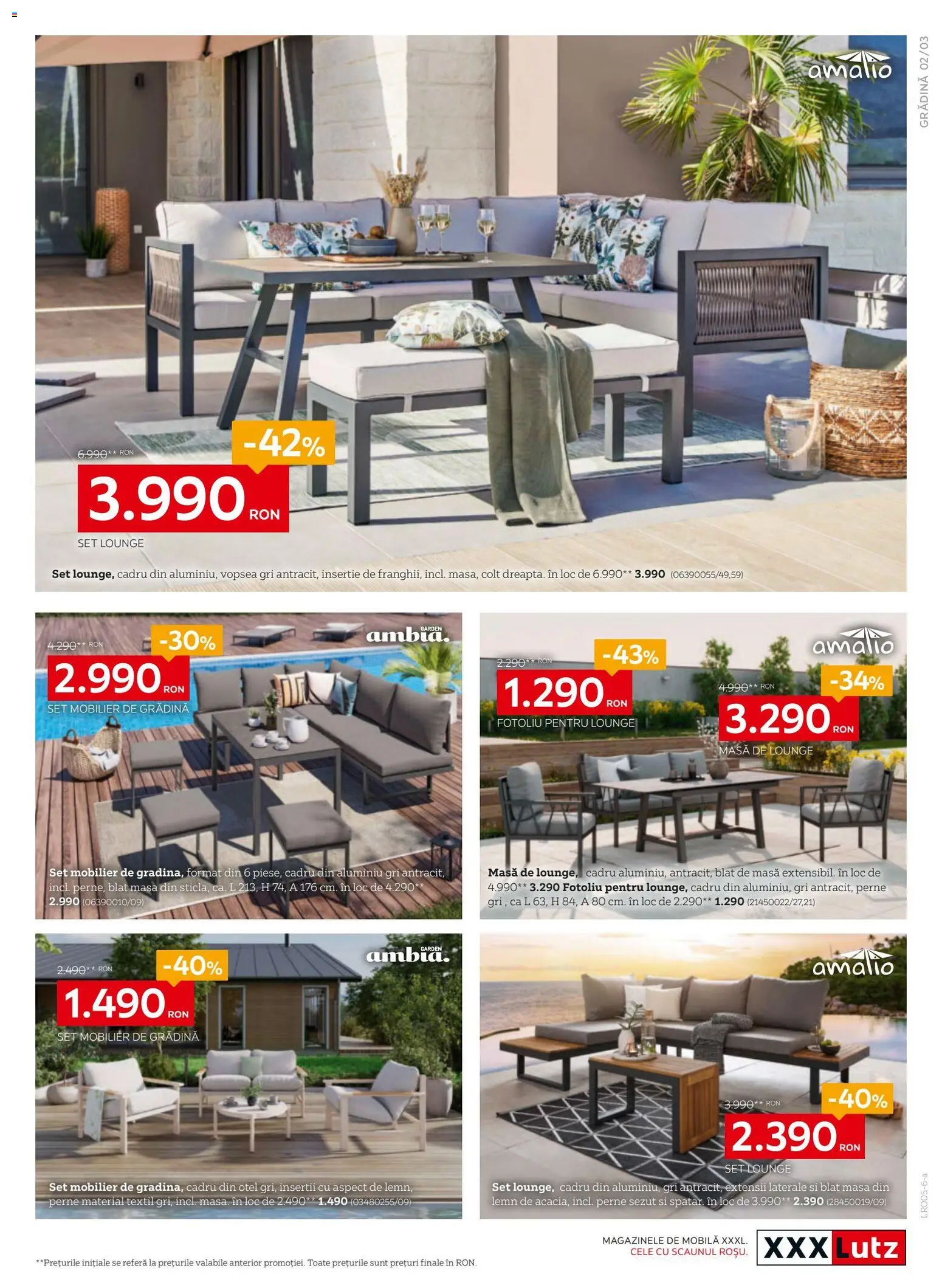 Catalog XXXLutz 4 - 30 Mai 2026 | Pagina 3 | Produse: Vopsea, Fotoliu, Masă