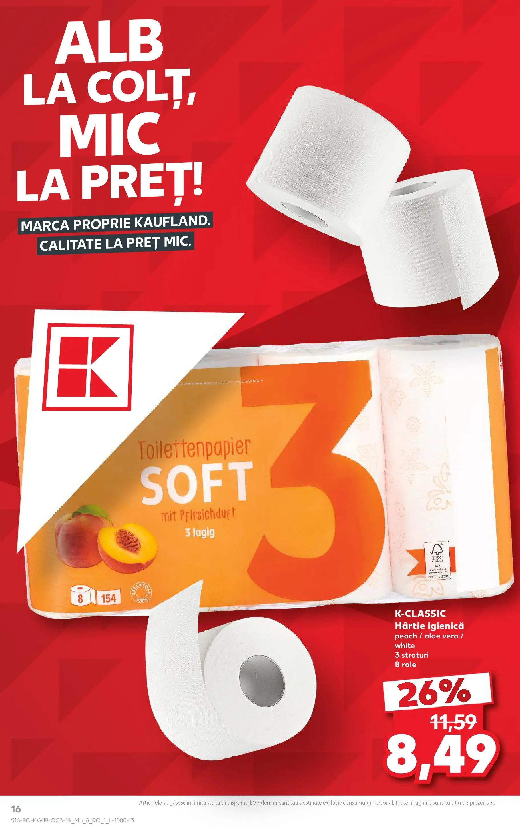 Catalog Kaufland 6 - 11 Mai 2026 | Pagina 16 | Produse: Aloe vera, Role