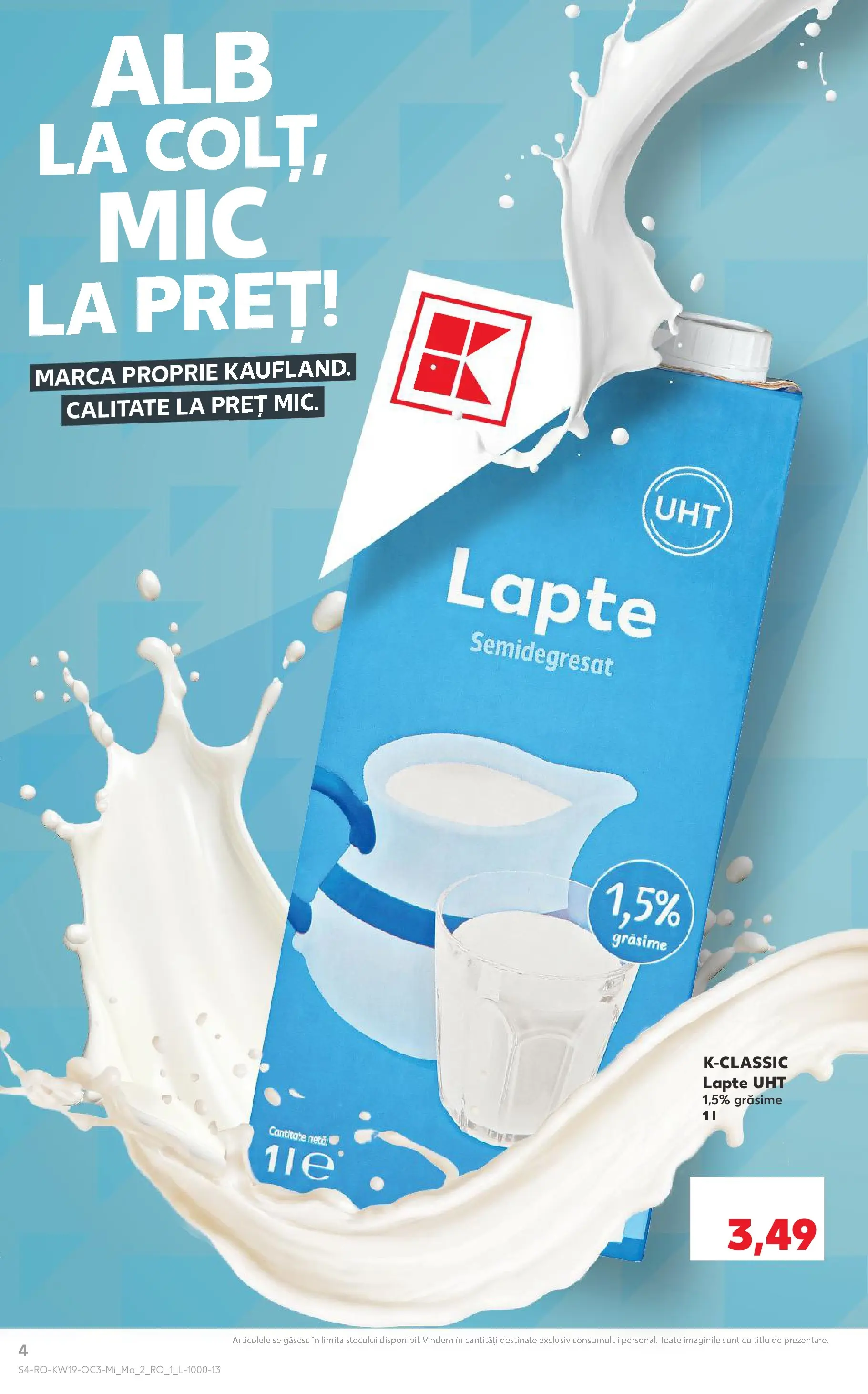 Catalog Kaufland 6 - 11 Mai 2026 | Pagina 4 | Produse: Lapte